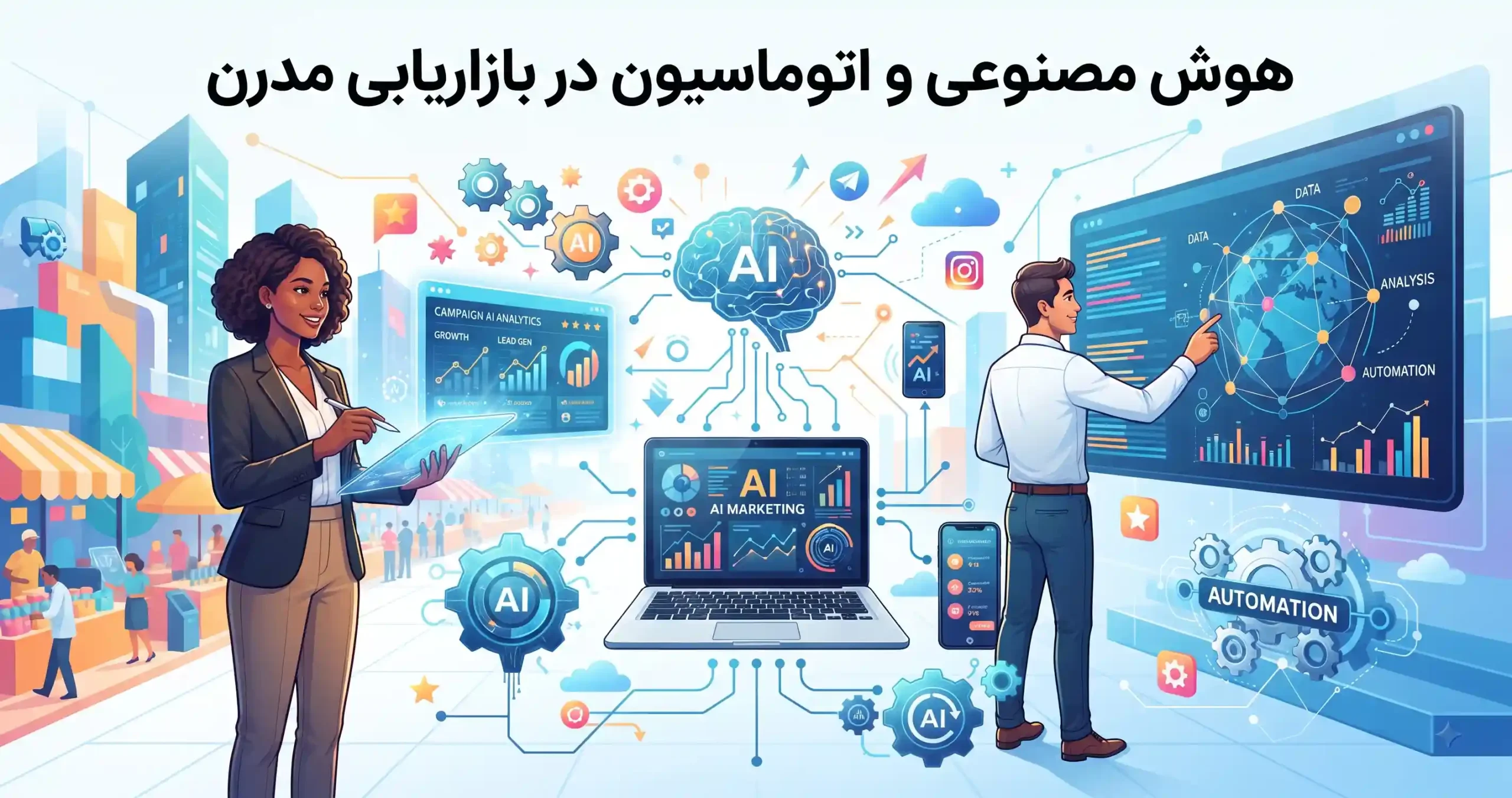 🤖 هوش مصنوعی و اتوماسیون در بازاریابی مدرن