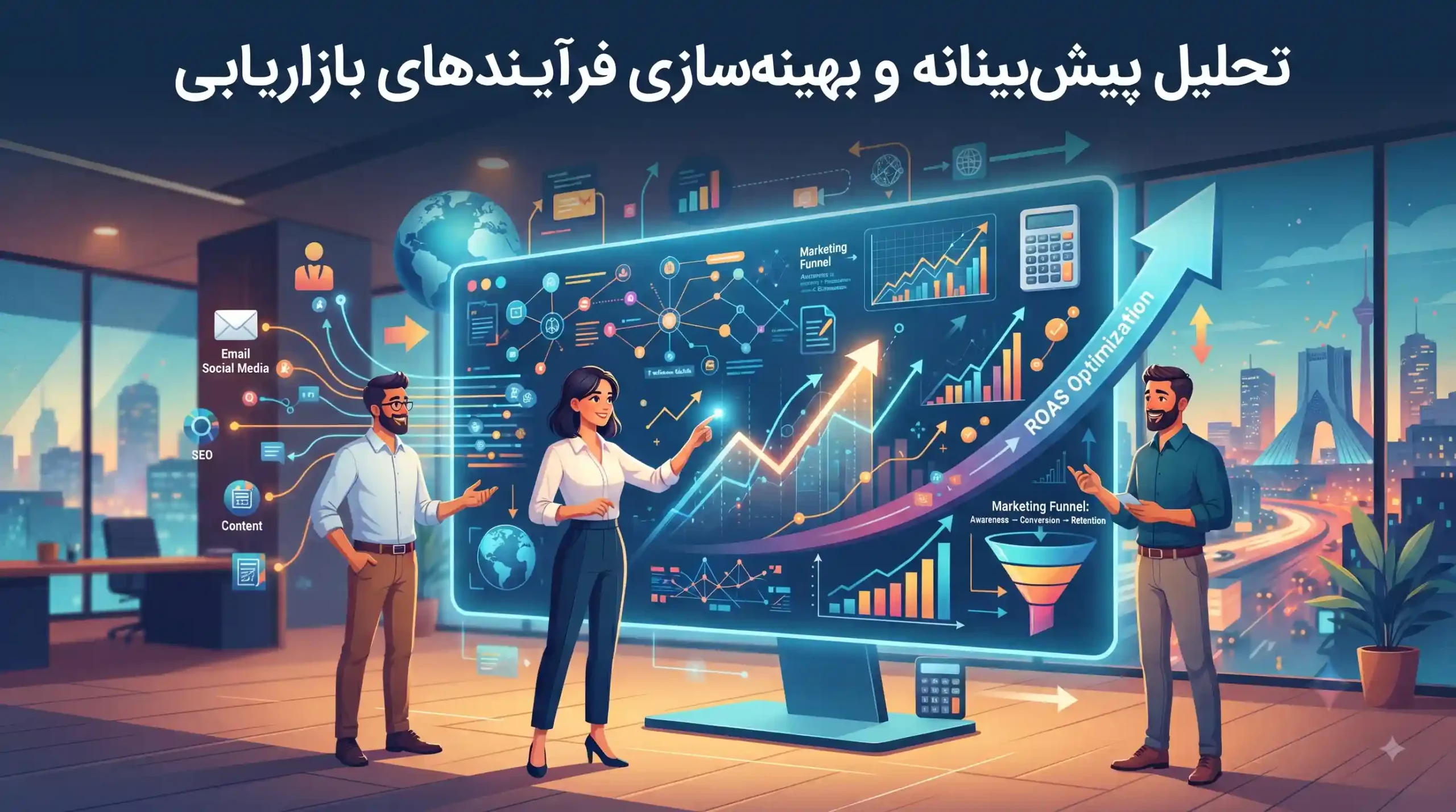 📈 تحلیل پیشبینانه و بهینهسازی فرآیندهای بازاریابی