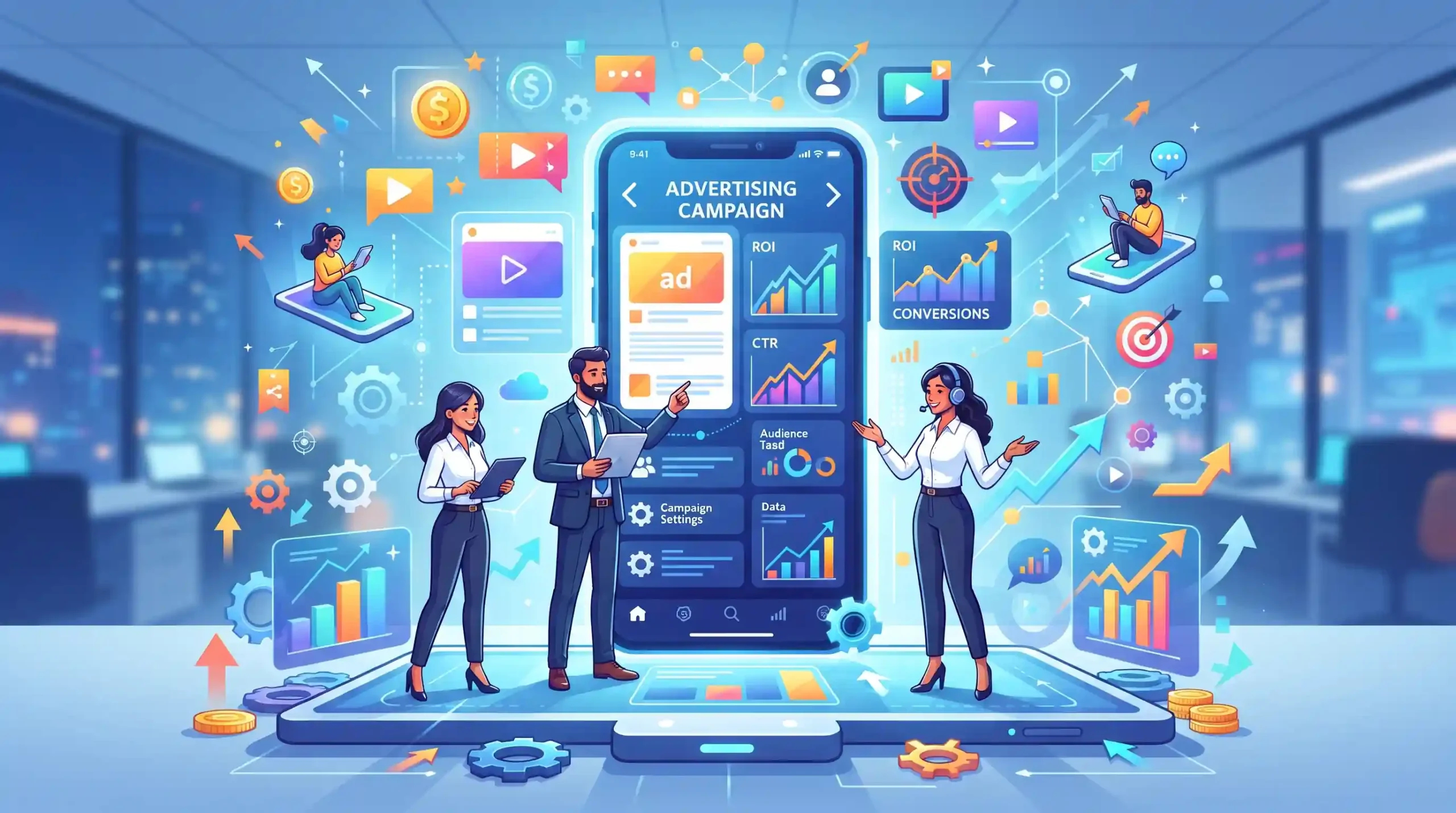 🛠️ نحوه راه اندازی یک کمپین تبلیغات درون برنامه ای موفق