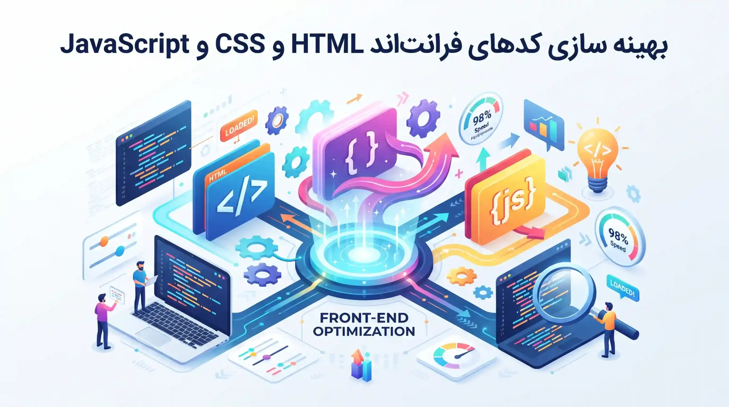 💻 بهینه سازی کدهای فرانتاند HTML و CSS و JavaScript