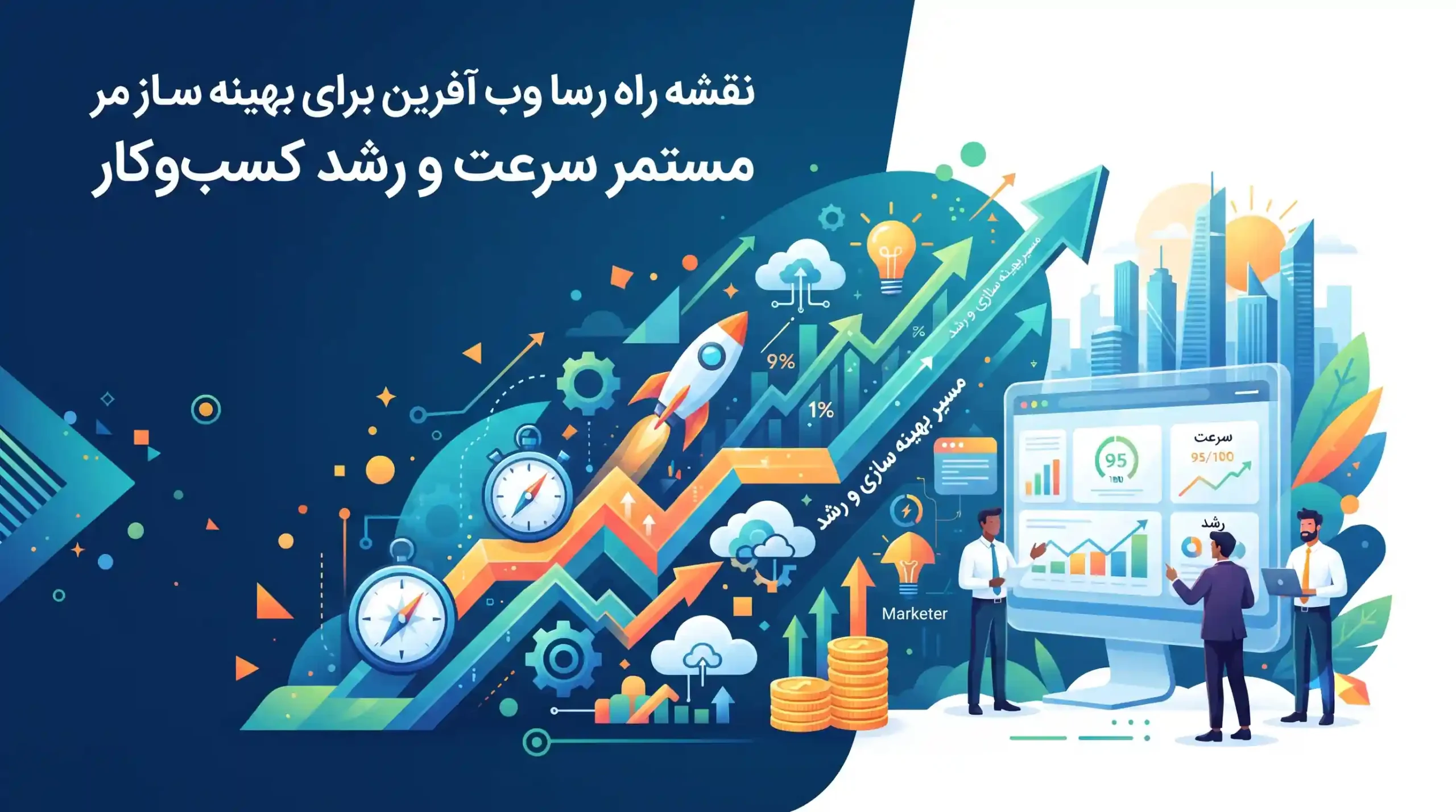 🏁 نقشه راه رسا وب آفرین برای بهینه سازی مستمر سرعت و رشد کسبوکار