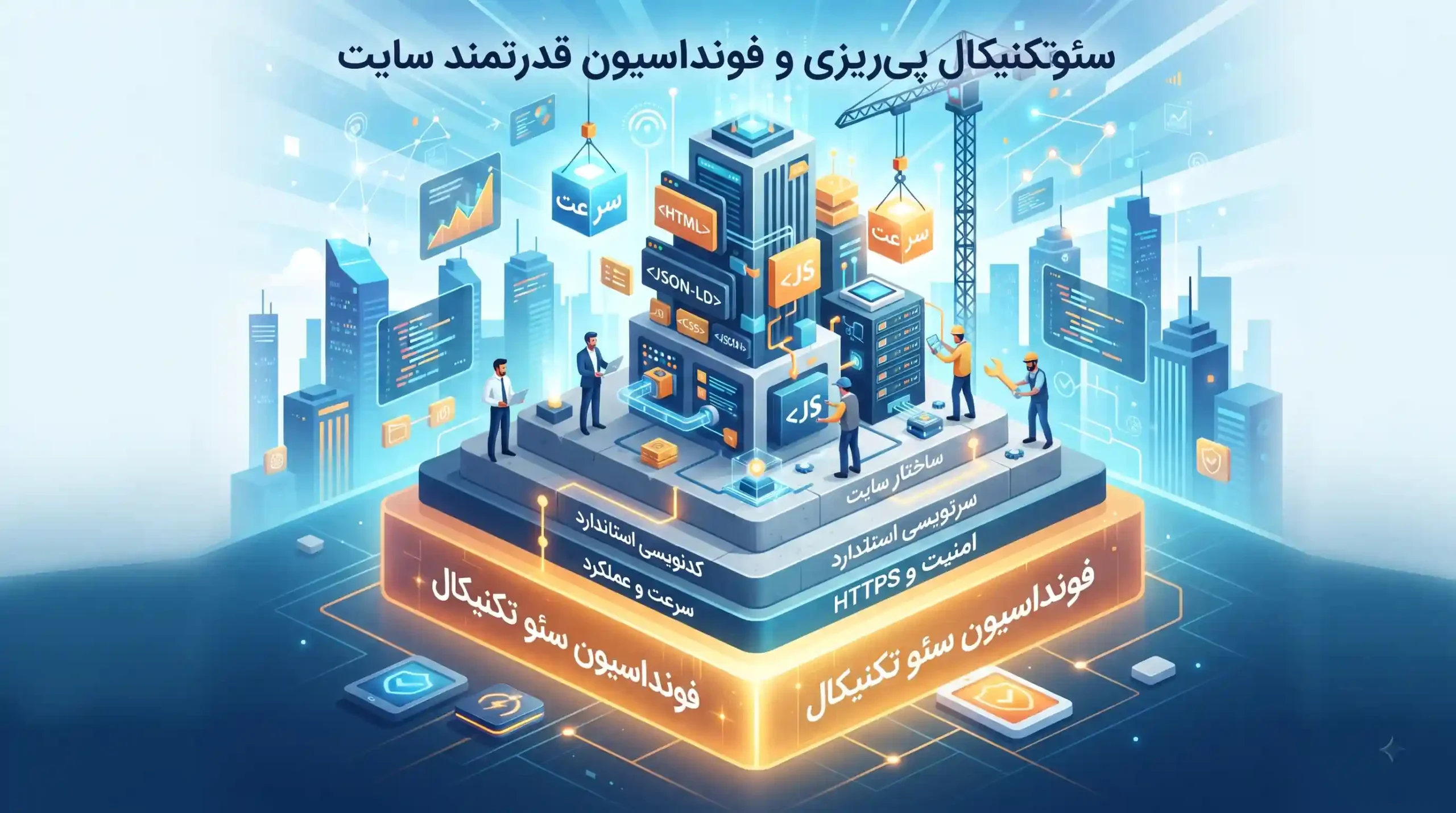 🛠️ سئو تکنیکال پی‌ریزی و فونداسیون قدرتمند سایت