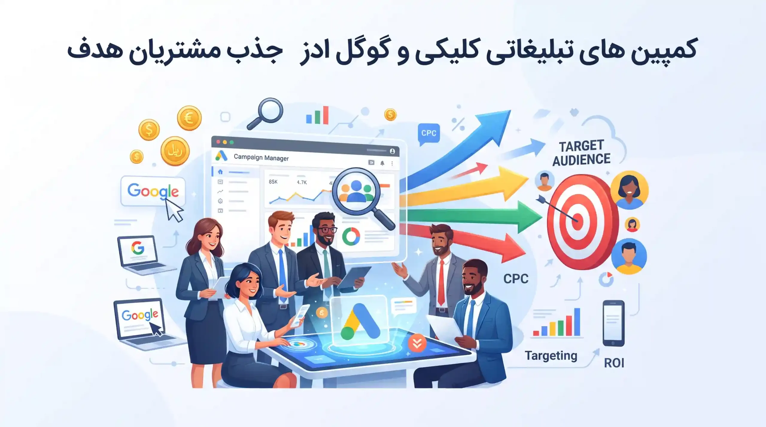 💰 کمپین های تبلیغاتی کلیکی و گوگل ادز برای جذب مشتریان هدف