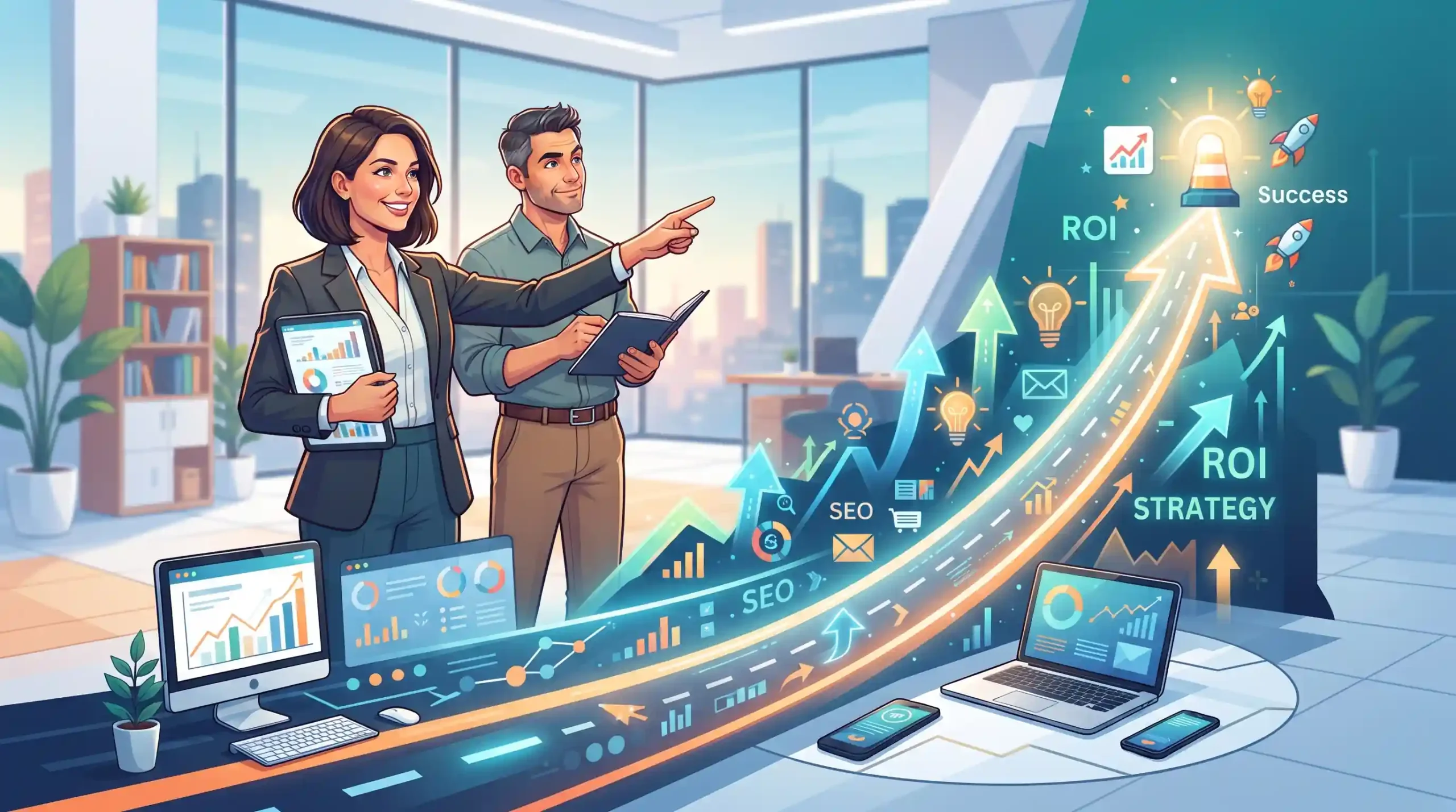 🤝 انتخاب بهترین مسیر برای مشاوره بازاریابی اینترنتی