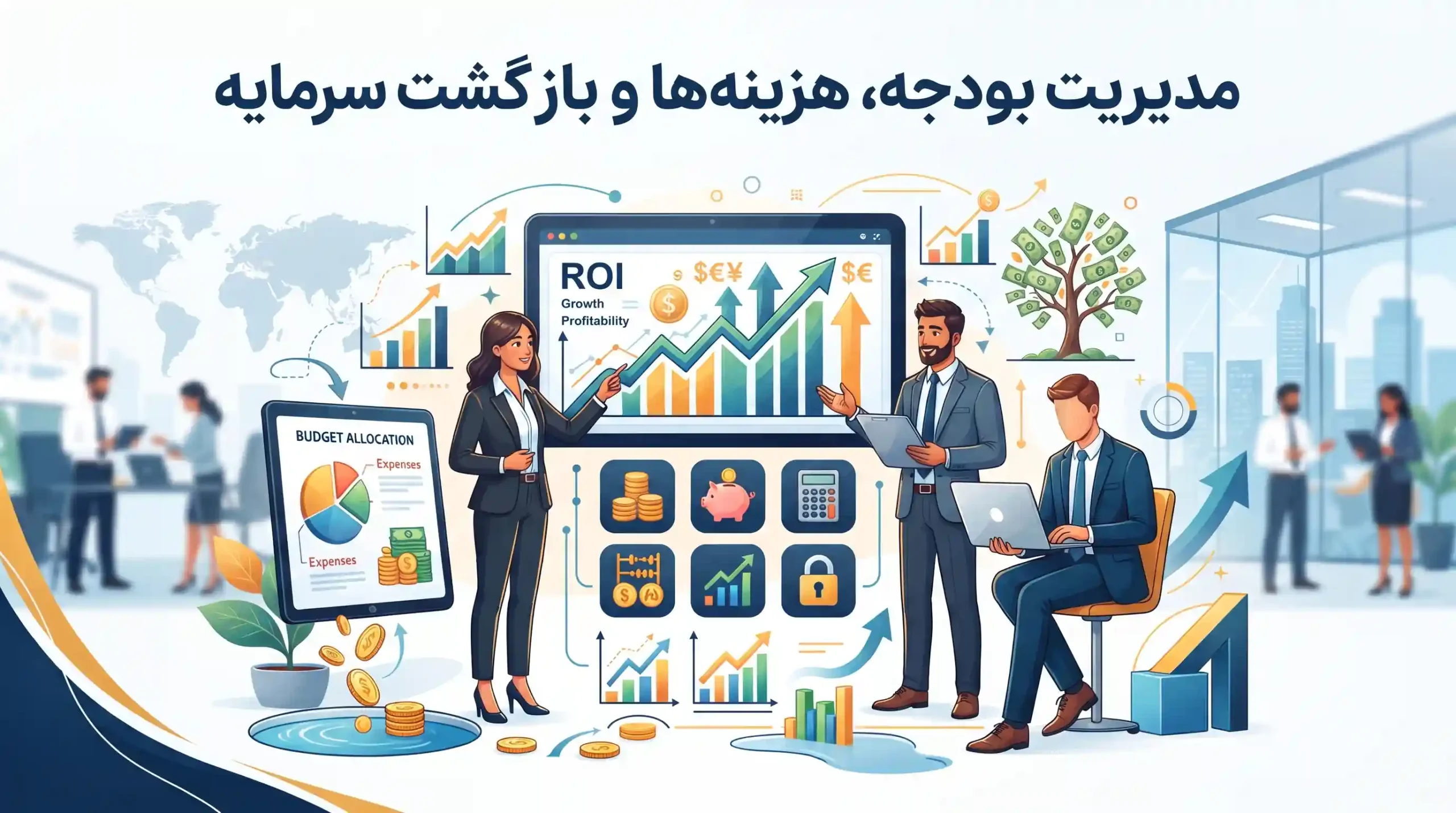 📊 مدیریت بودجه، هزینهها و بازگشت سرمایه