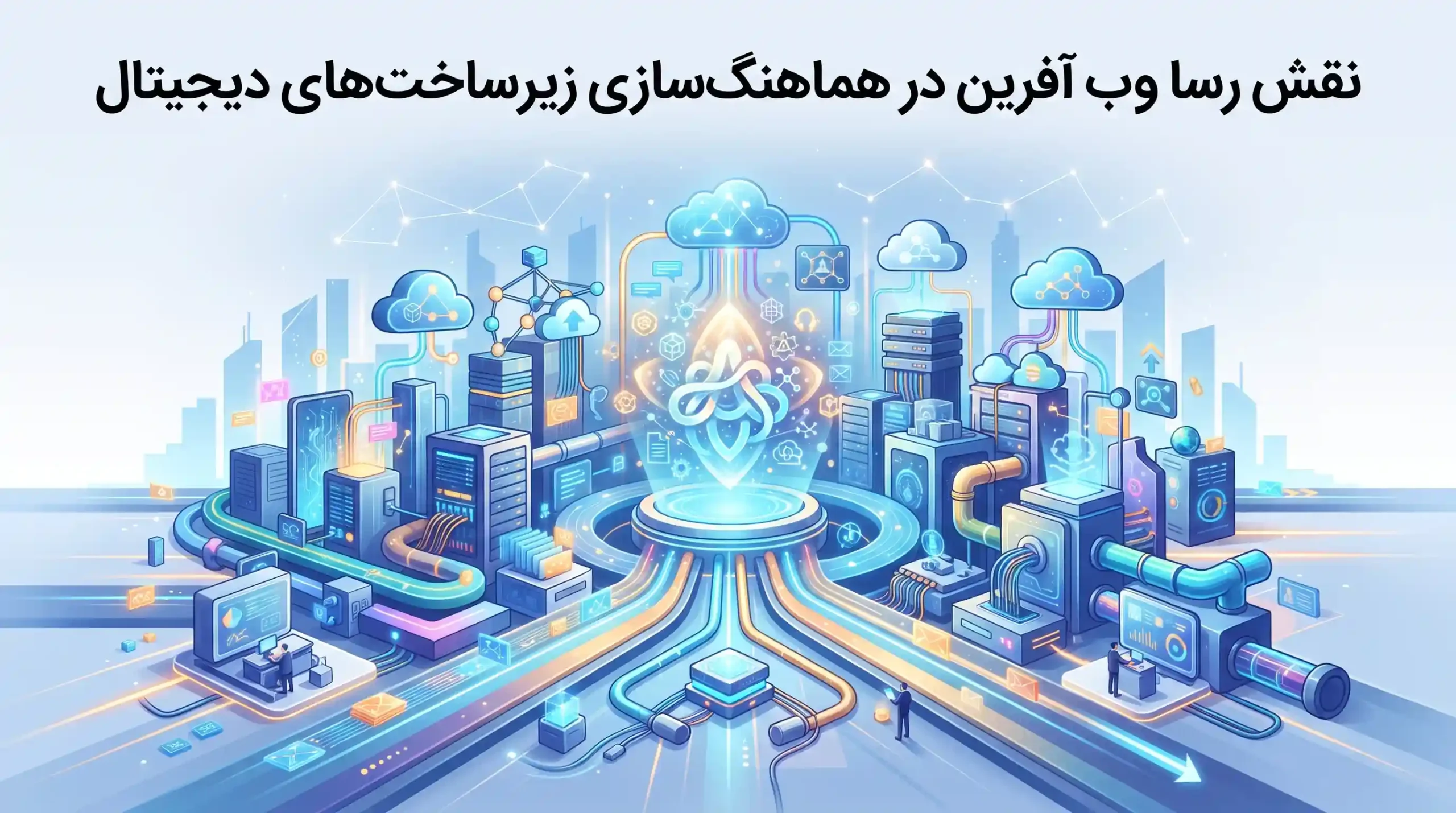 📈 نقش رسا وب آفرین در هماهنگ‌سازی زیرساخت‌های دیجیتال
