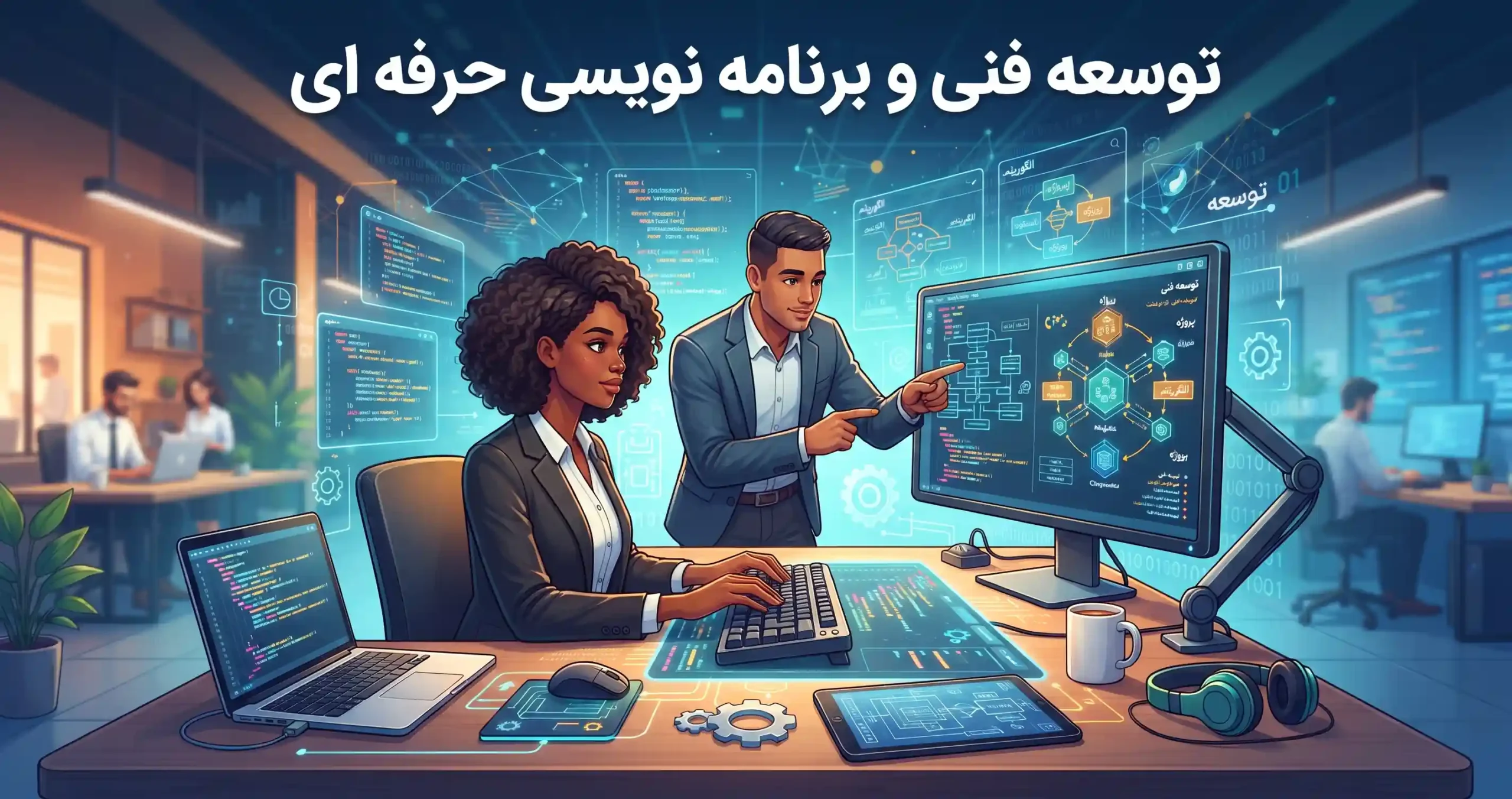 🛠️ توسعه فنی و برنامه نویسی حرفه ای