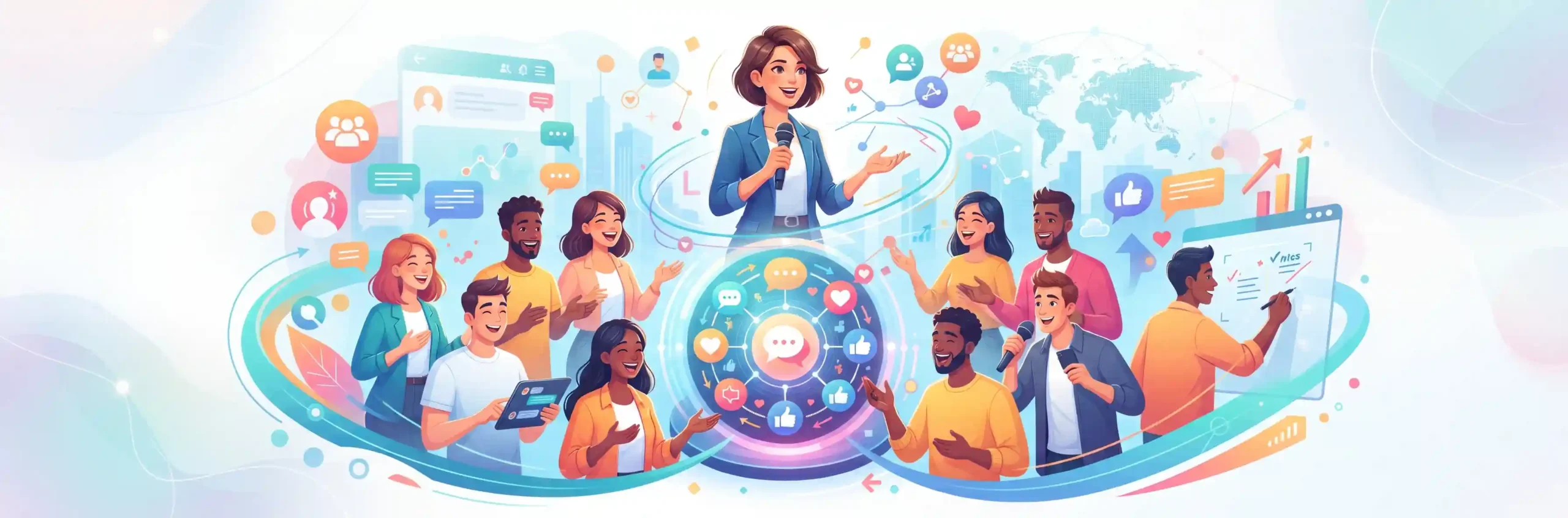 🤝 تعامل سازنده با مخاطبان و مدیریت جامعه مجازی