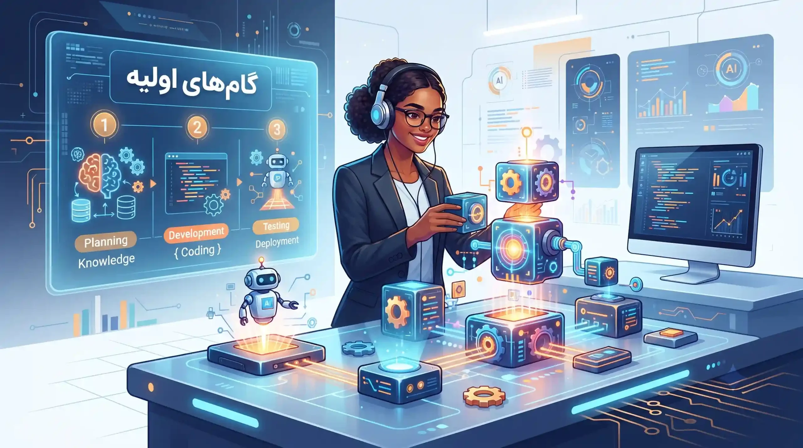 🚀 گامهای اولیه برای پیادهسازی و ساخت ایجنت هوش مصنوعی