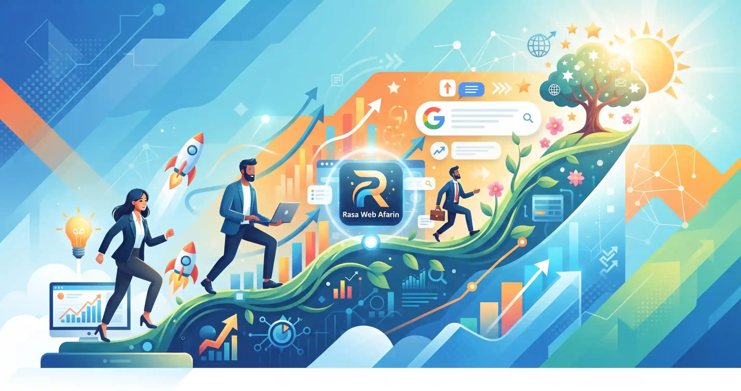 🏆 مسیر پایدار رشد با رسا وب آفرین، فراتر از یک رتبه ساده در گوگل