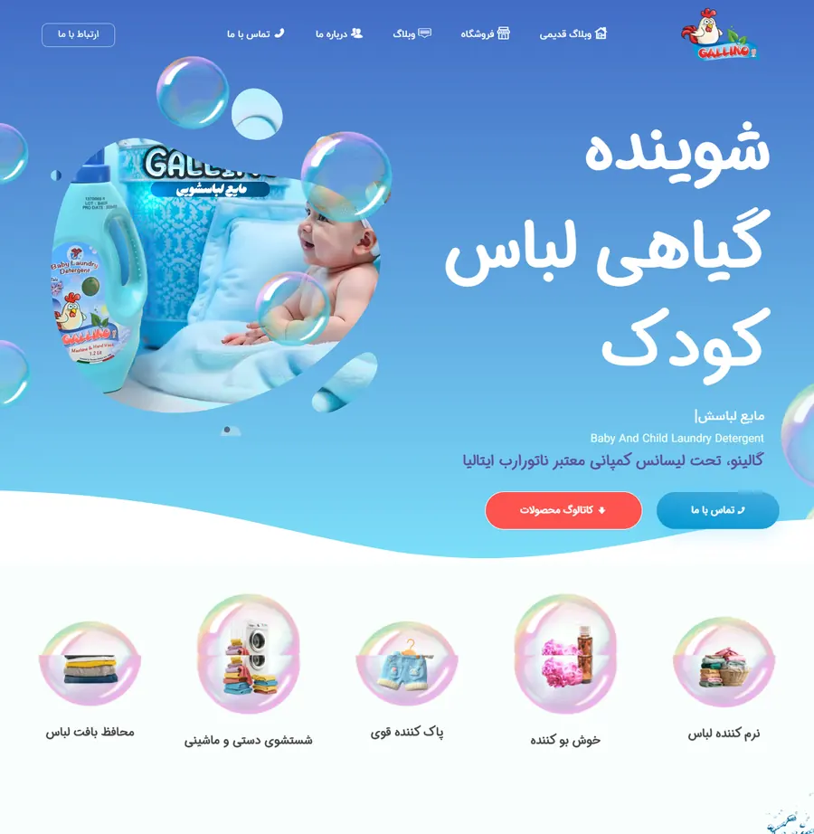 Gallino online store portfolio