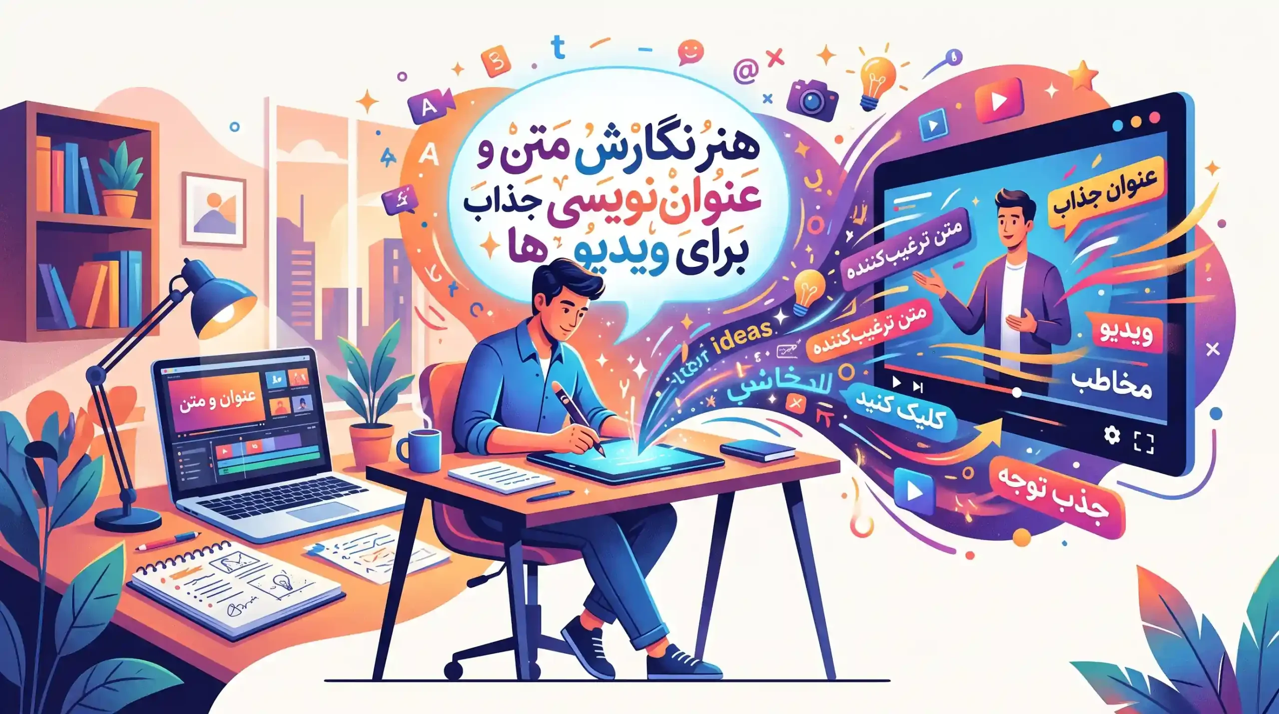 💡 هنر نگارش متن و عنواننویسی جذاب برای ویدیوها