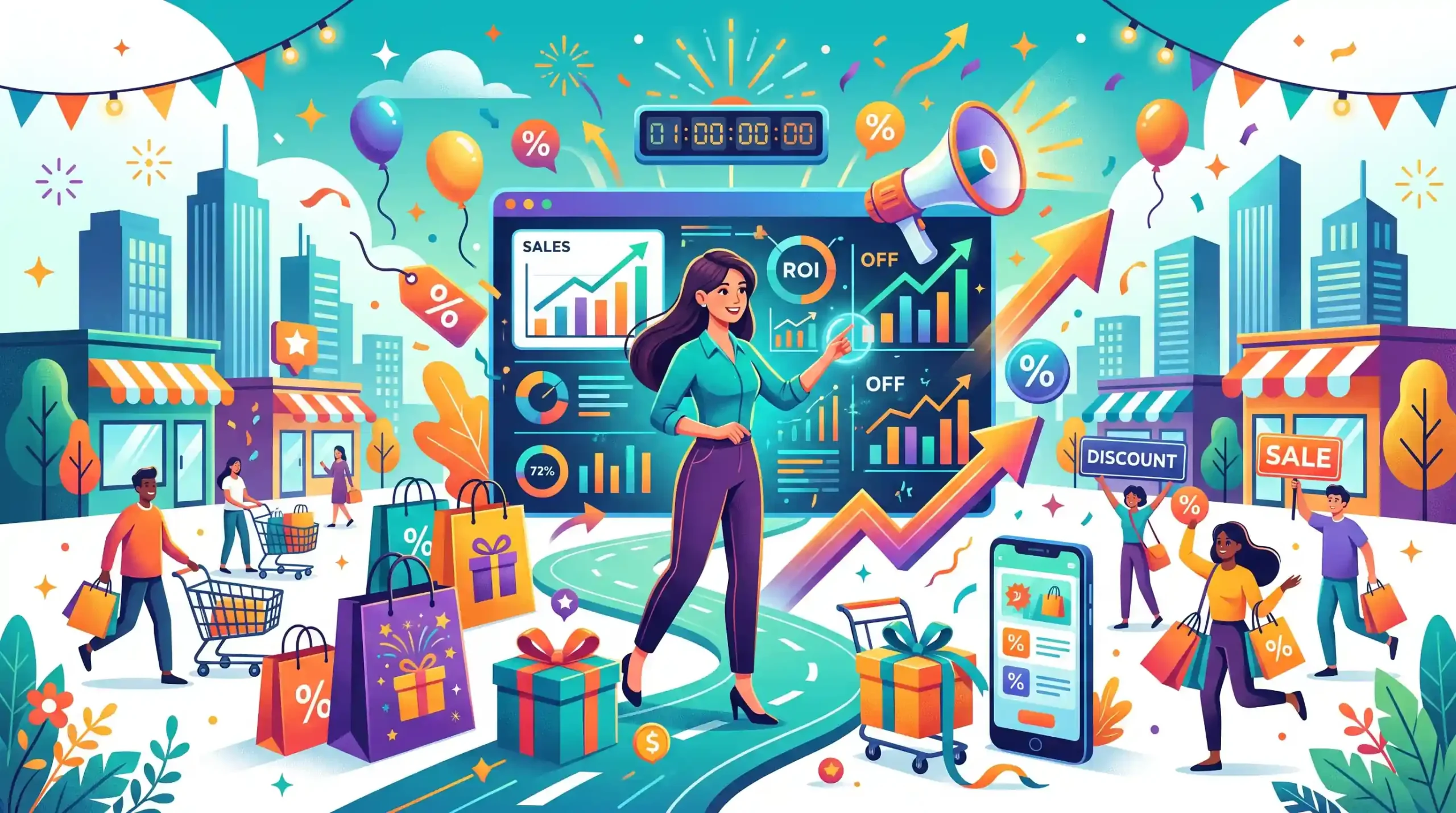 🎉 اجرای کمپینهای تخفیفاتی و مناسبتی اثربخش