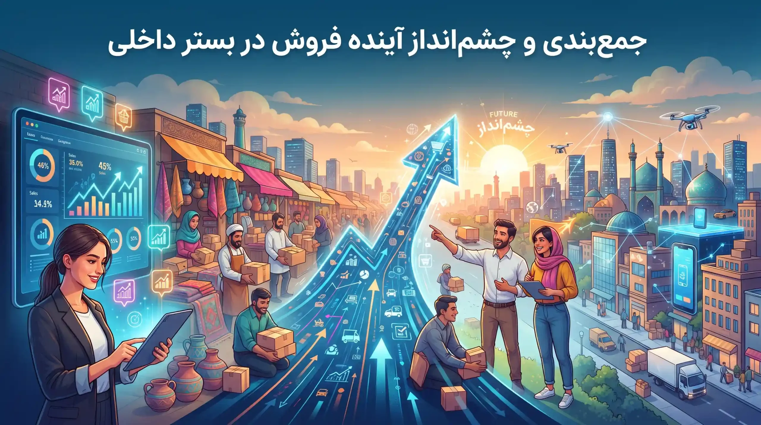 🏁 جمعبندی و چشمانداز آینده فروش در بستر داخلی