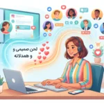 تاثیر لحن صحبت ادمین شبکه های اجتماعی با مخاطب بر روی میزان صمیمیت و فروش