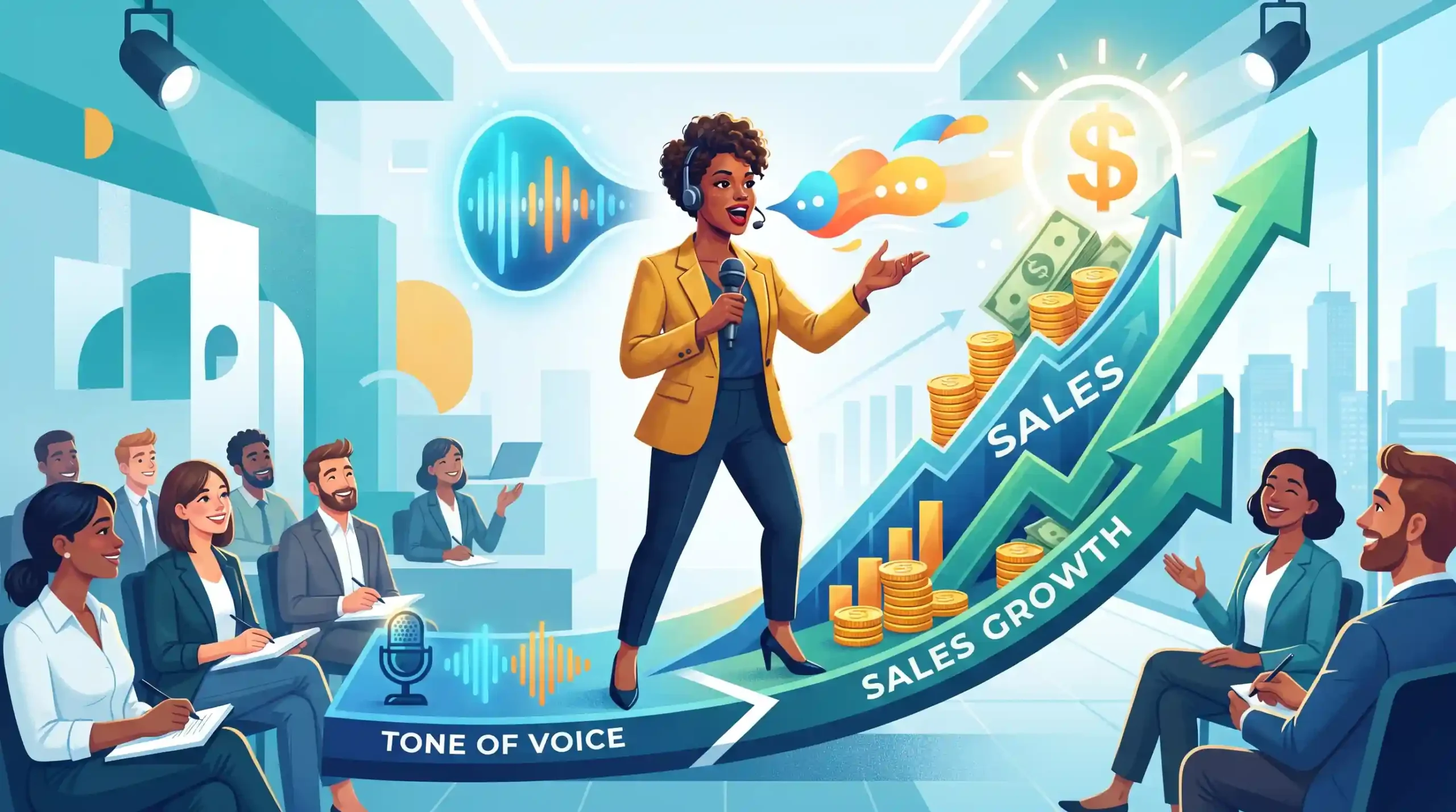 🛍️ ارتباط مستقیم لحن بیان و افزایش فروش