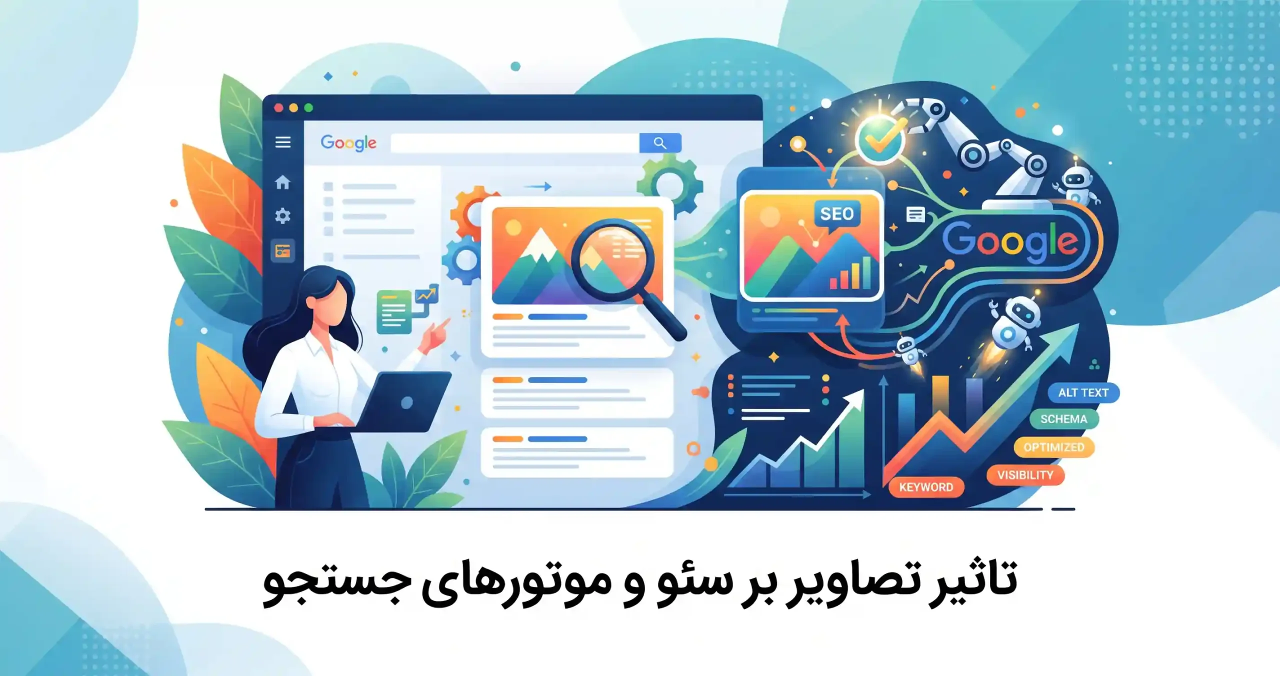 📈 تاثیر تصاویر بر سئو و موتورهای جستجو