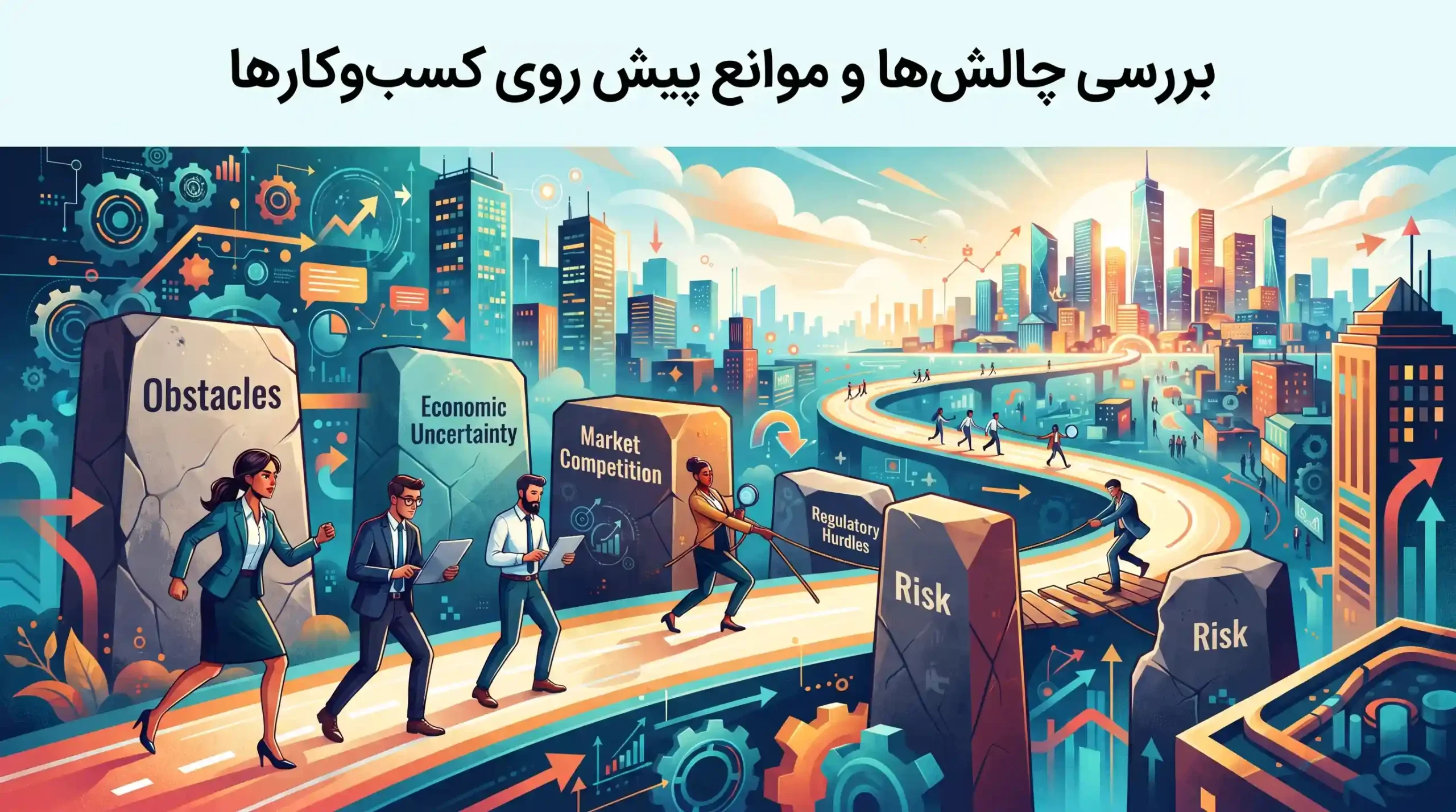 🔍 بررسی چالشها و موانع پیش روی کسبوکارها