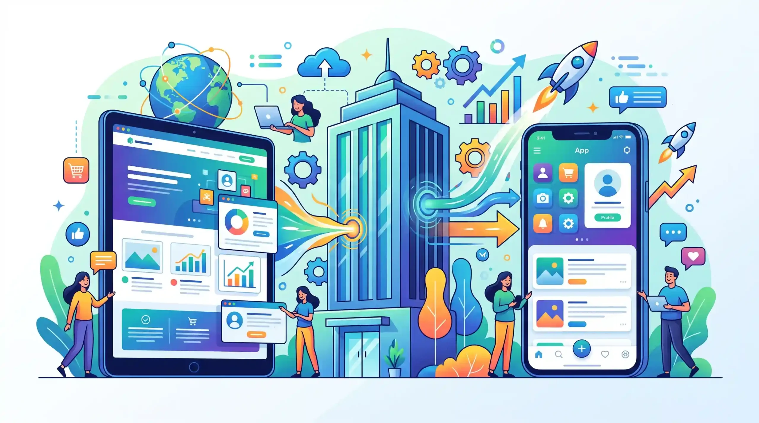 💡 اهمیت طراحی سایت و اپلیکیشن حرفه ای برای برندهای بزرگ