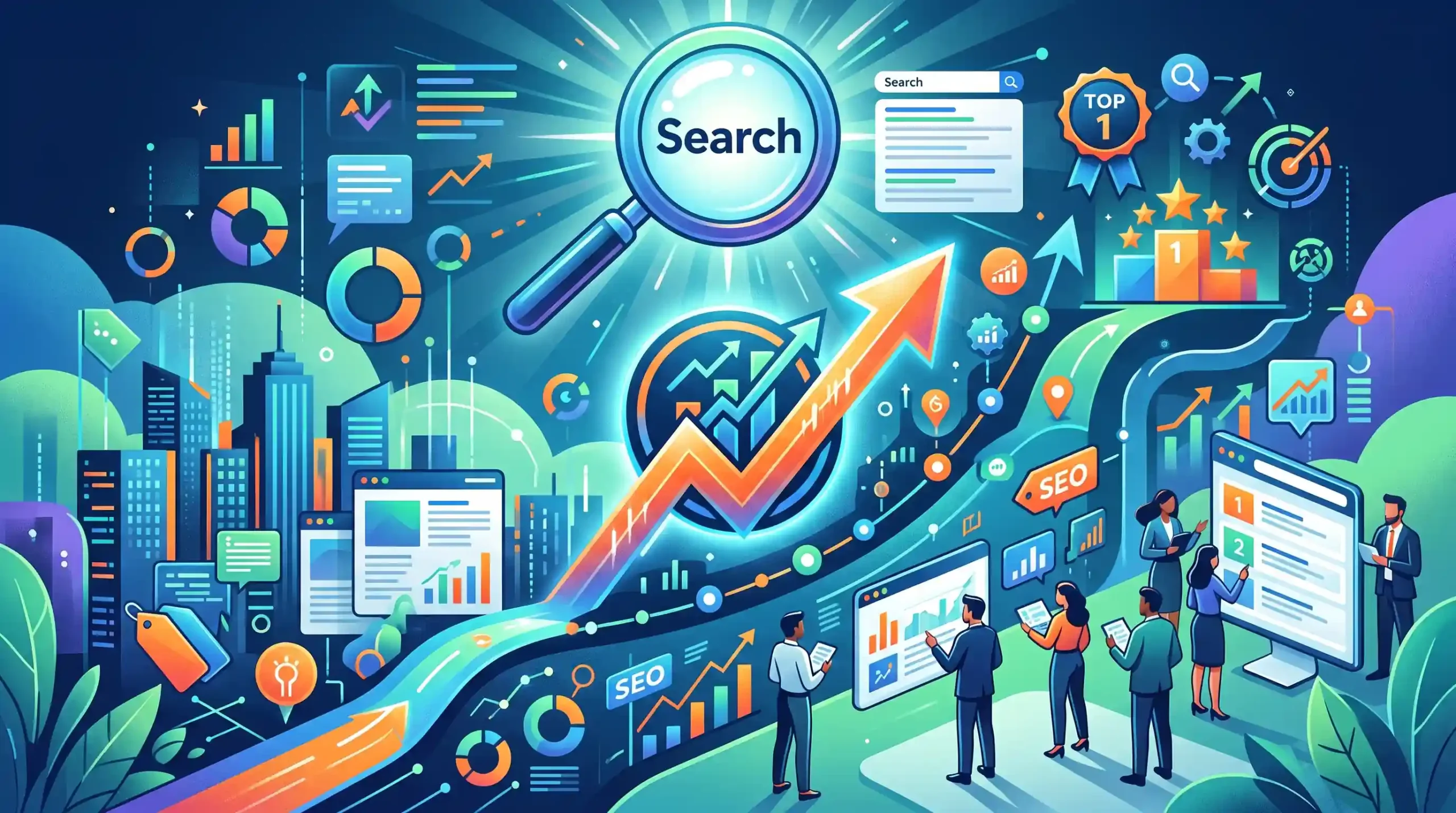📈 ارتقای جایگاه برند و ارتباط آن با موتورهای جستجو