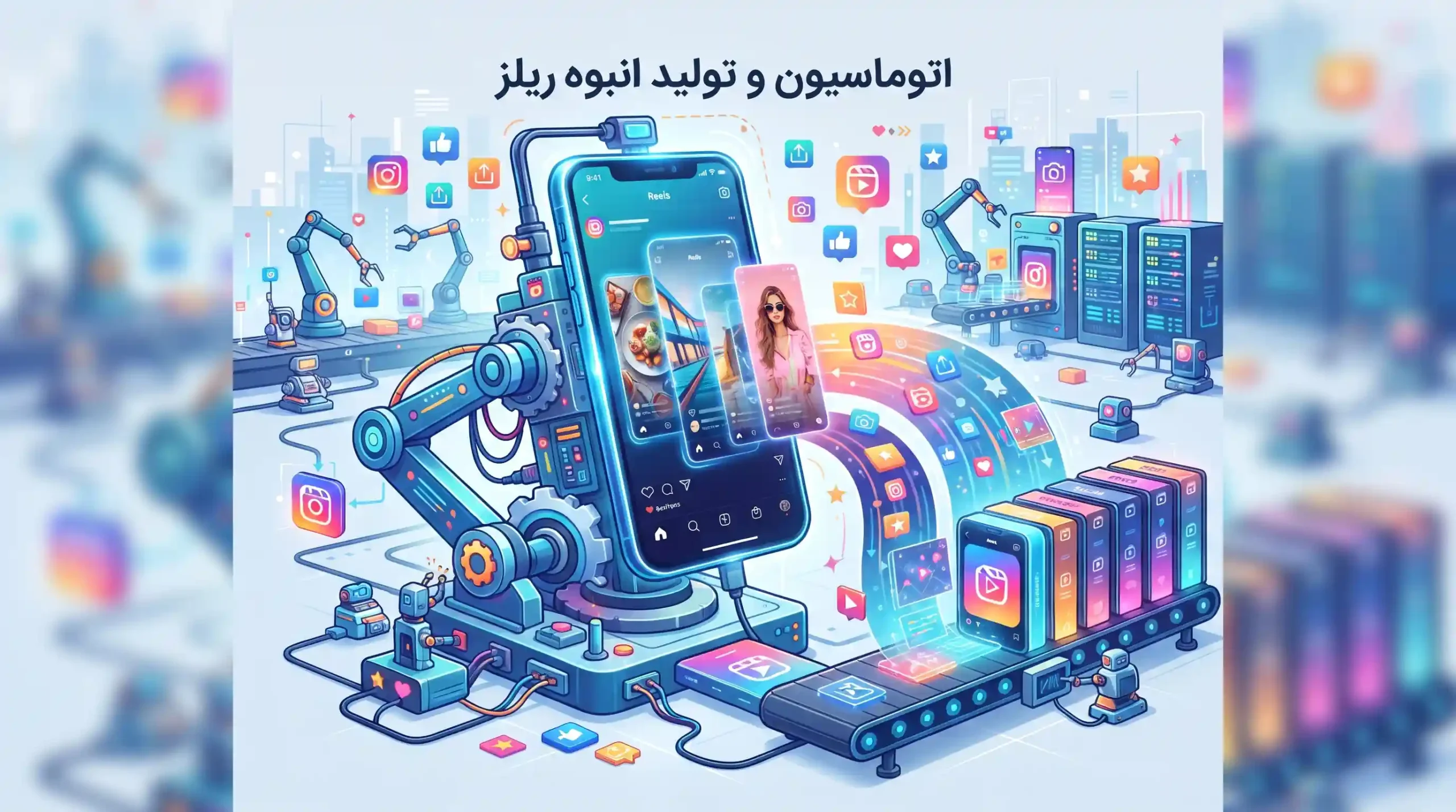🚀 اتوماسیون و تولید انبوه ریلز