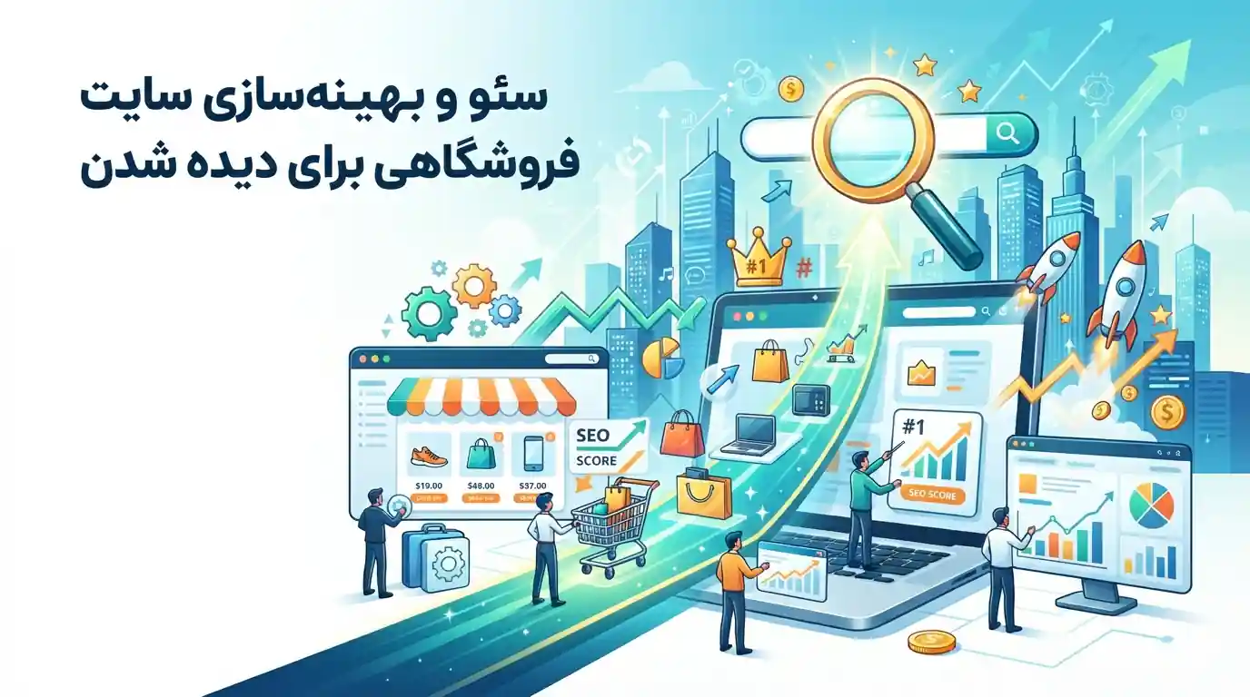 🔍 سئو و بهینهسازی سایت فروشگاهی برای دیده شدن