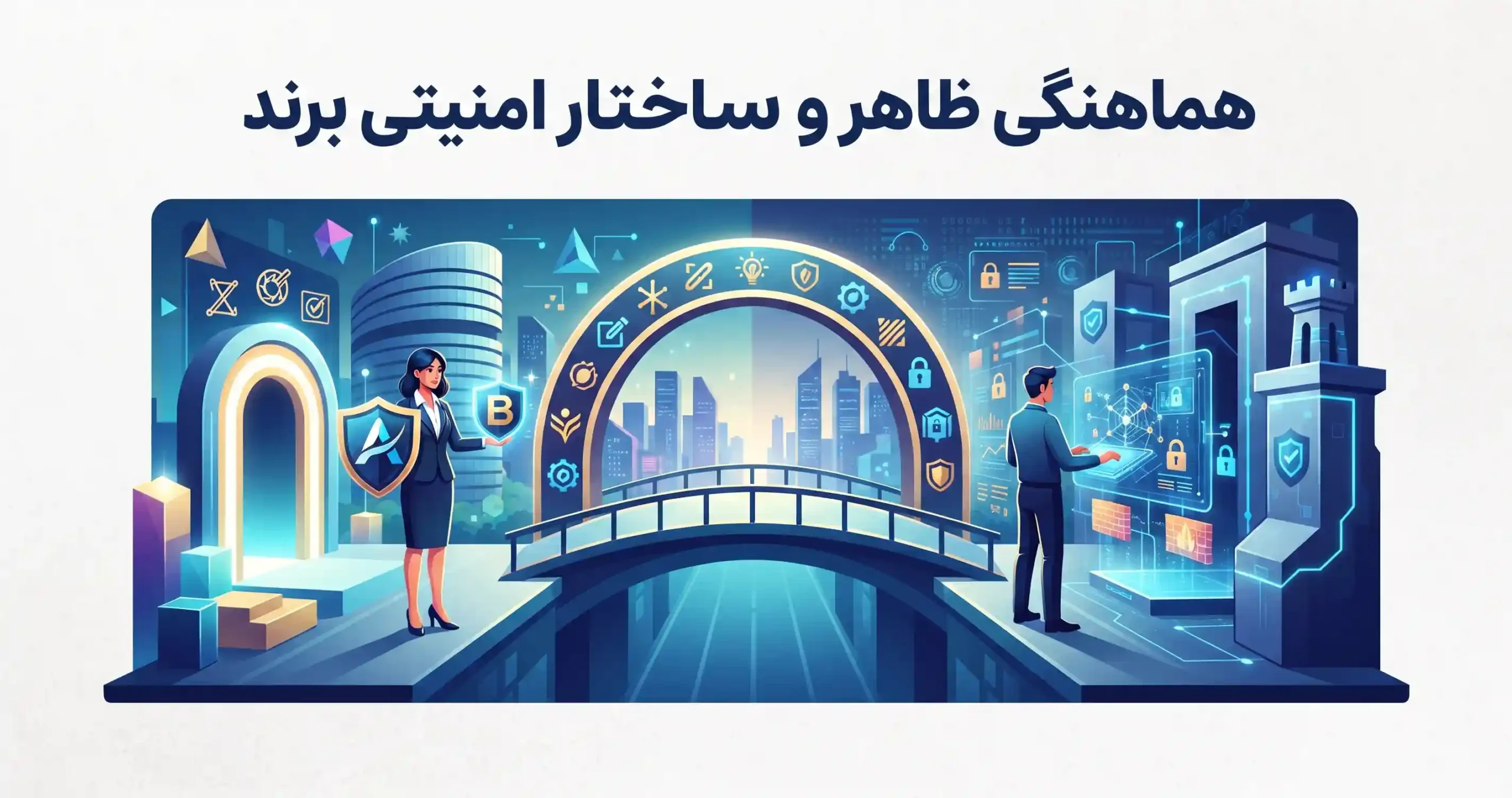 👁️ هماهنگی ظاهر و ساختار امنیتی برند