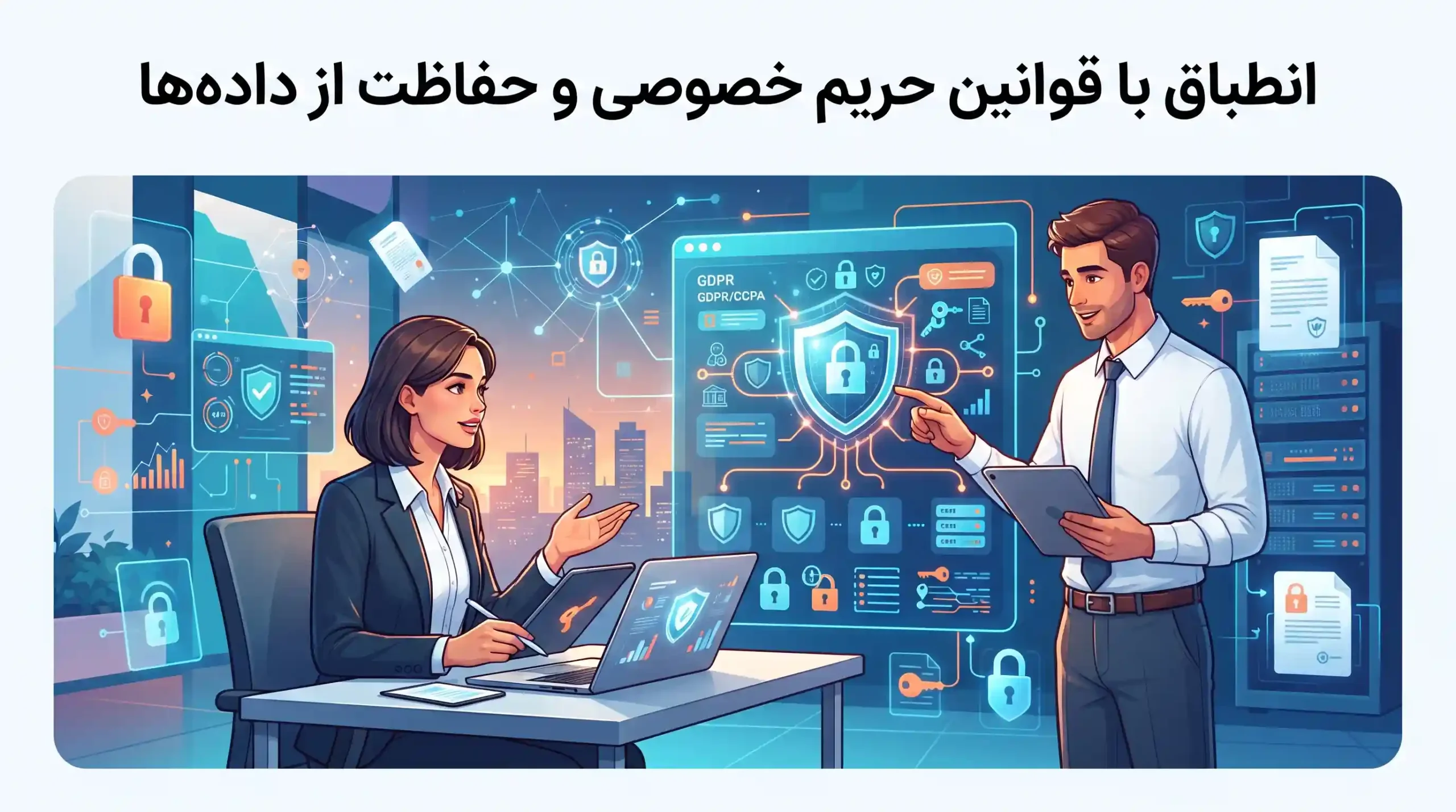 📋 انطباق با قوانین حریم خصوصی و حفاظت از دادهها