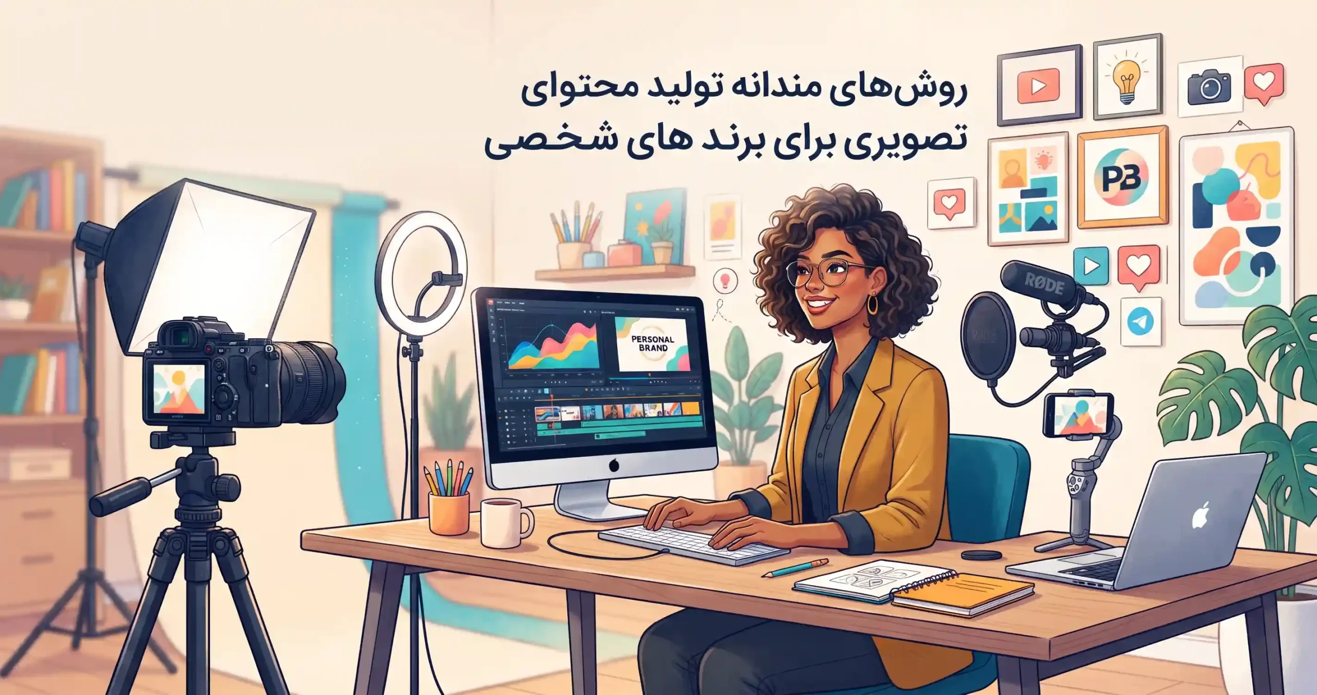 روش‌های هوشمندانه تولید محتوای تصویری برای برندهای شخصی