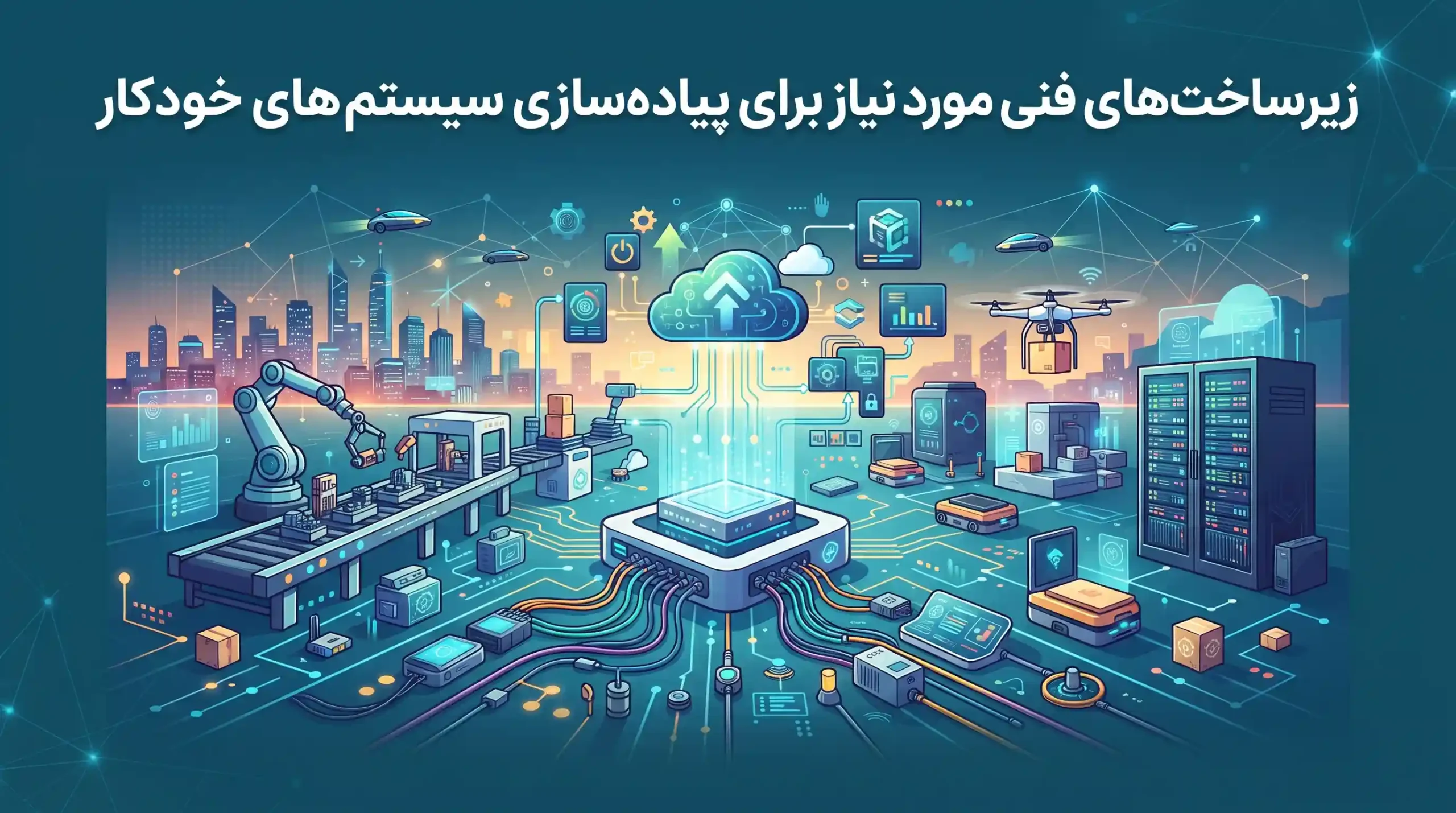 🛠️ زیرساخت‌های فنی مورد نیاز برای پیاده‌سازی سیستم‌های خودکار