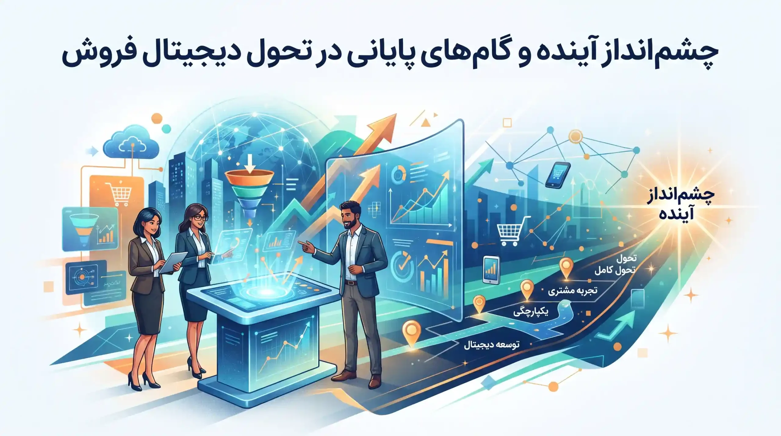 🌟 چشم‌انداز آینده و گام‌های پایانی در تحول دیجیتال فروش