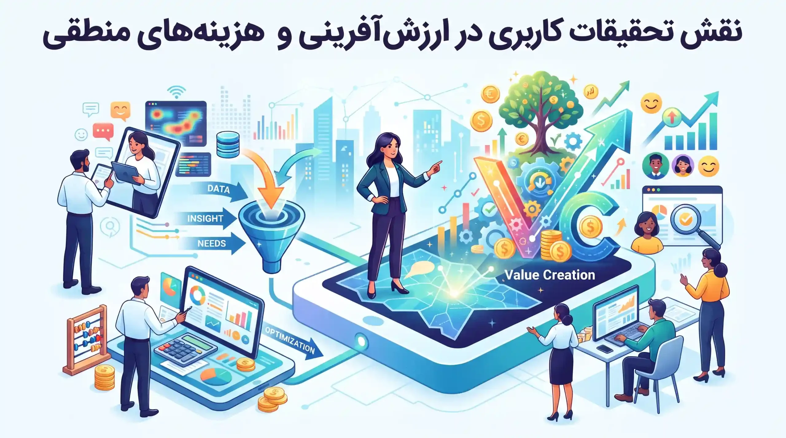 🔍 نقش تحقیقات کاربری در ارزش‌آفرینی و هزینه‌های منطقی
