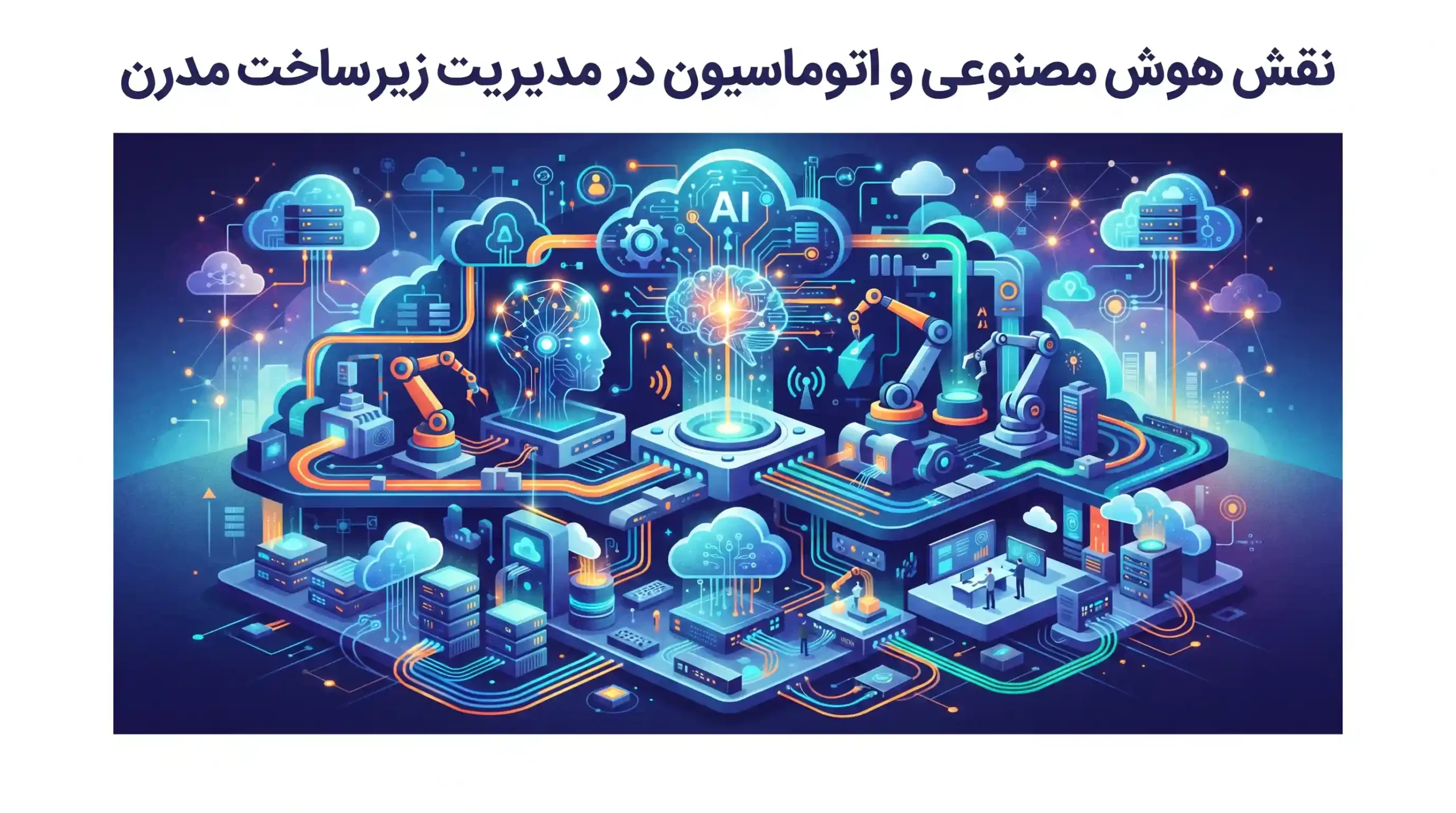 📊 نقش هوش مصنوعی و اتوماسیون در مدیریت زیرساخت مدرن