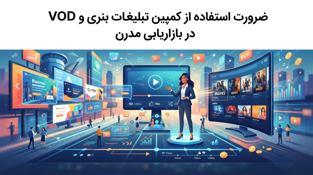 ضرورت استفاده از کمپین تبلیغات بنری و VOD در بازاریابی مدرن