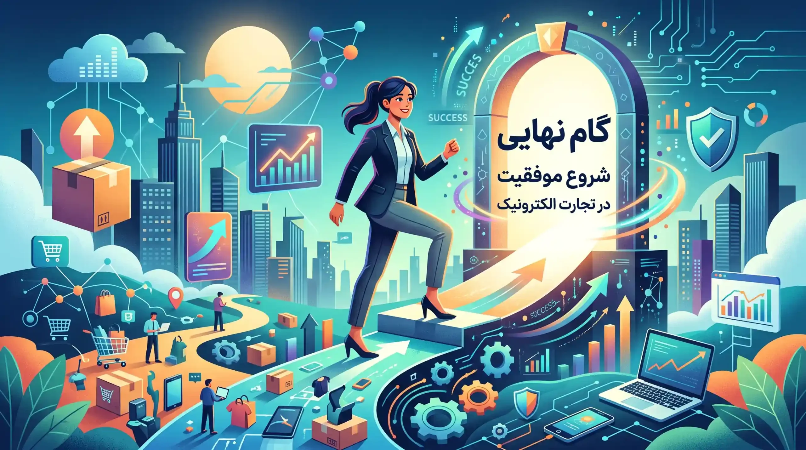 🏆 گام نهایی؛ شروع موفقیت در تجارت الکترونیک