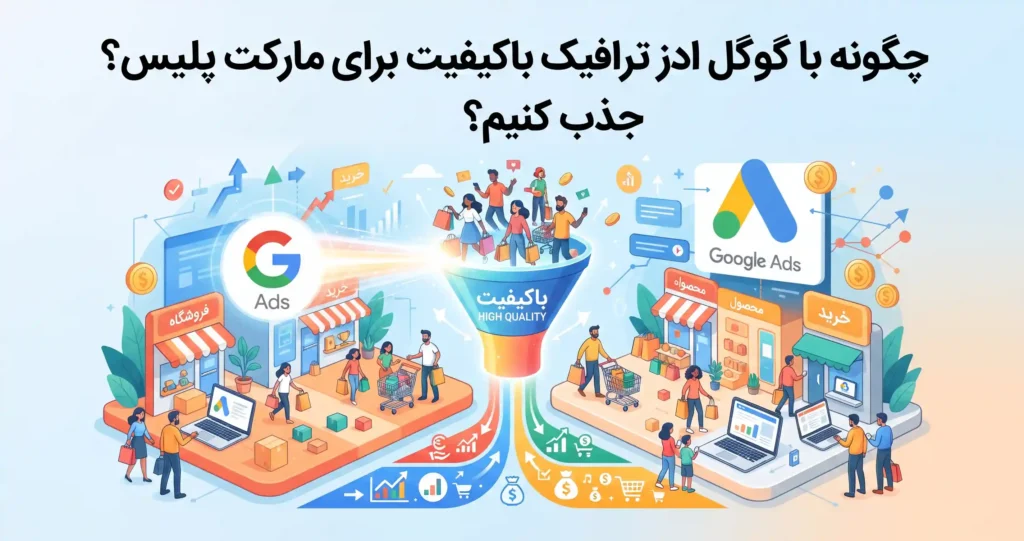 چگونه با گوگل ادز ترافیک باکیفیت برای مارکت پلیس جذب کنیم؟