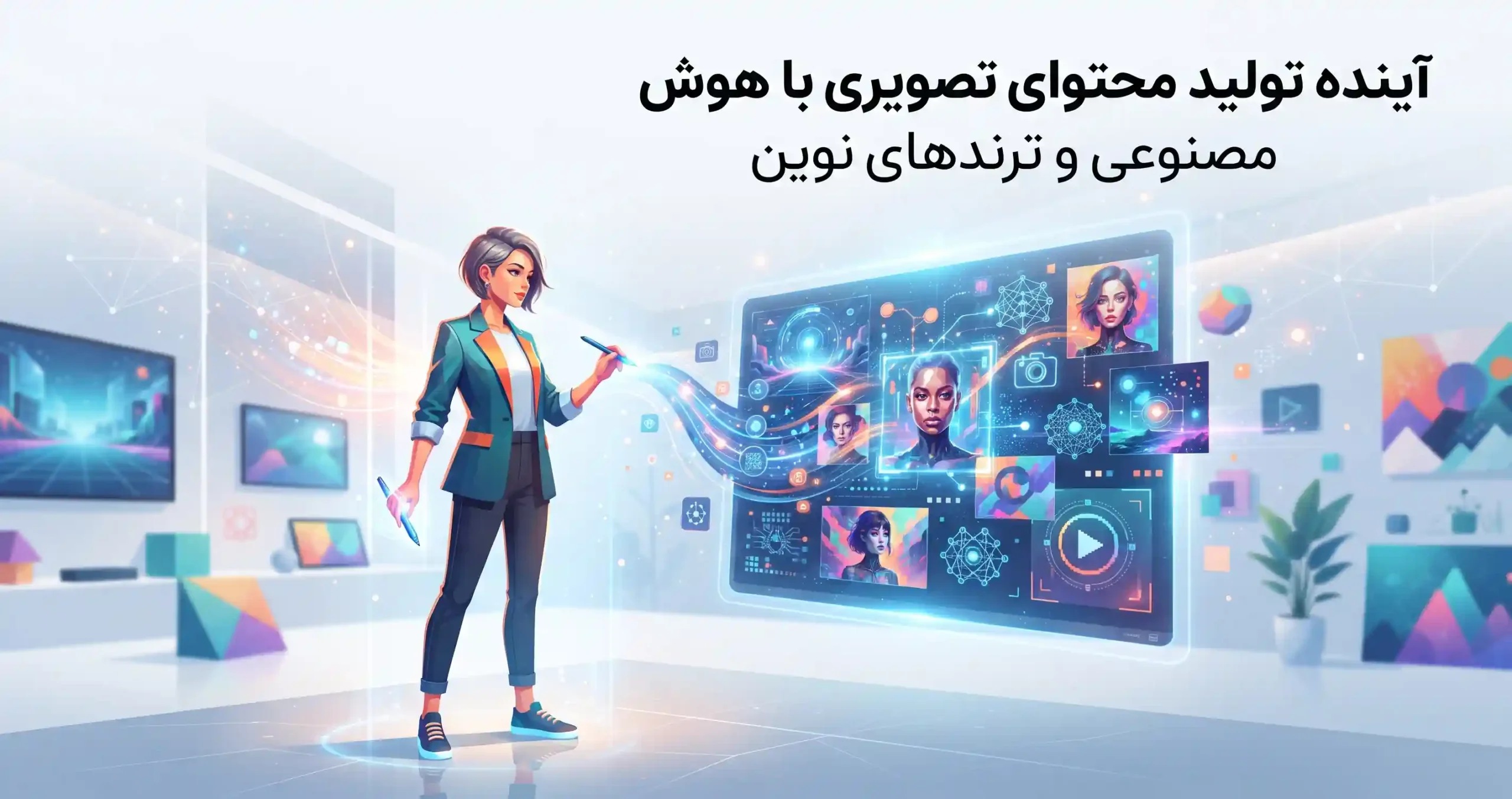 🚀 آینده تولید محتوای تصویری با هوش مصنوعی و ترندهای نوین