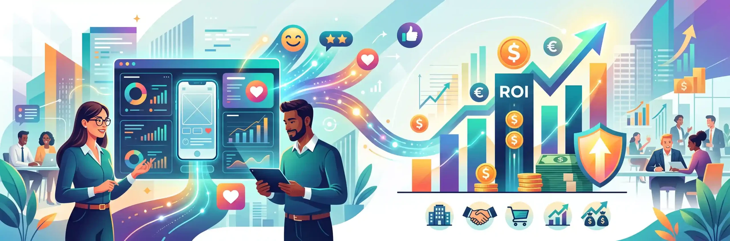 💼 نقش تجربه کاربری در بازگشت سرمایه (ROI) کسبوکارها