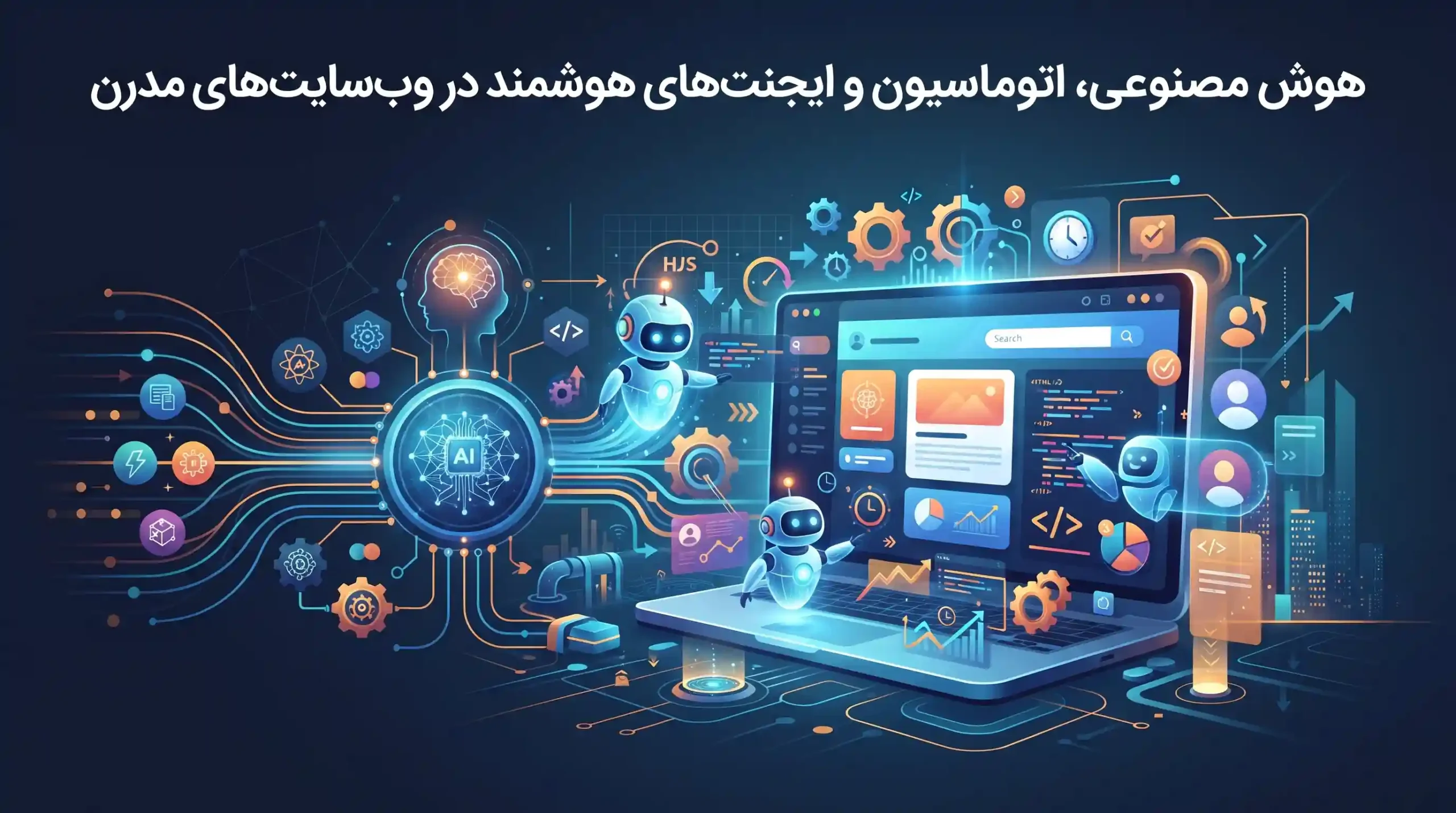 🤖 هوش مصنوعی، اتوماسیون و ایجنتهای هوشمند در وبسایتهای مدرن