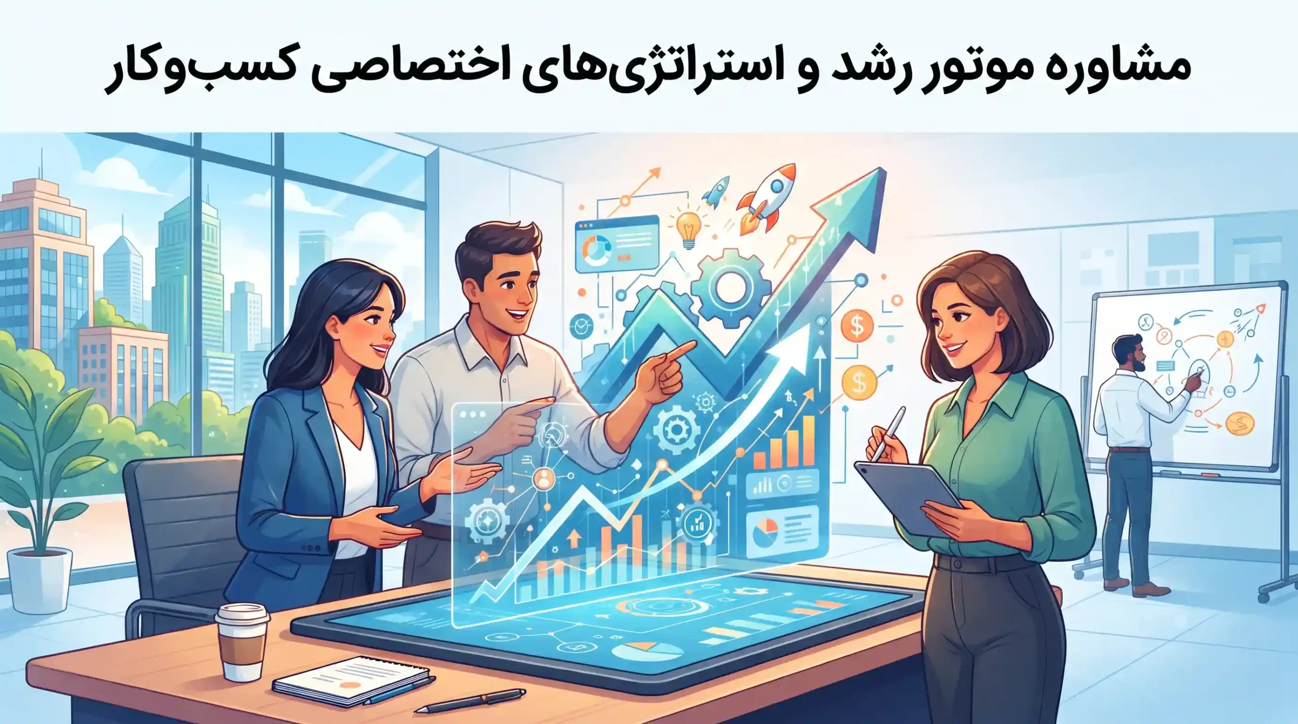 🔍 مشاوره موتور رشد و استراتژیهای اختصاصی کسبوکار