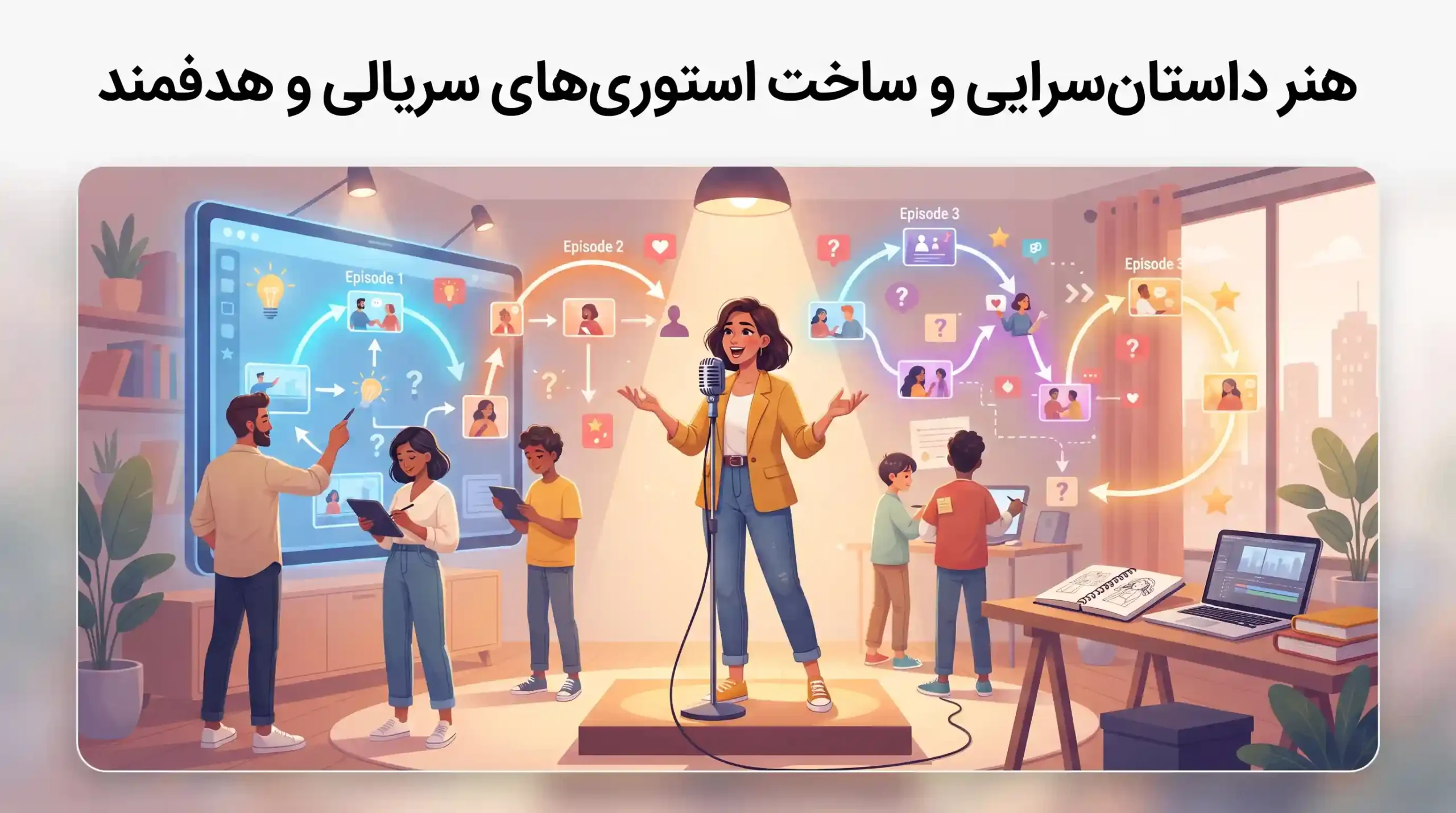 💬 هنر داستان‌سرایی و ساخت استوری‌های سریالی و هدفمند