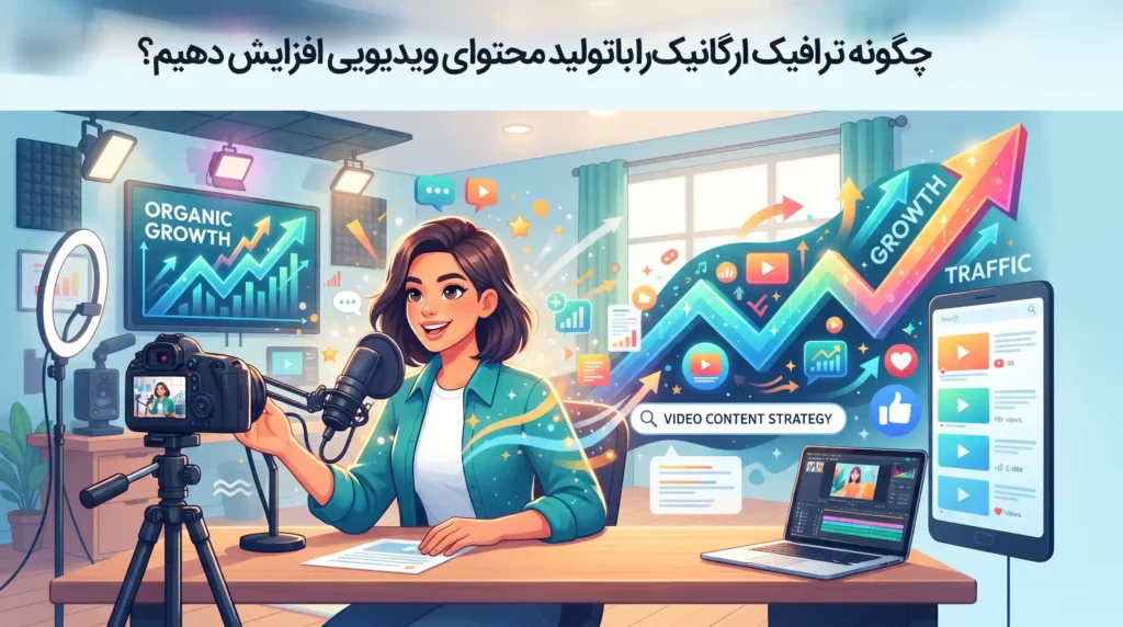 چگونه ترافیک ارگانیک را با تولید محتوای ویدیویی افزایش دهیم؟