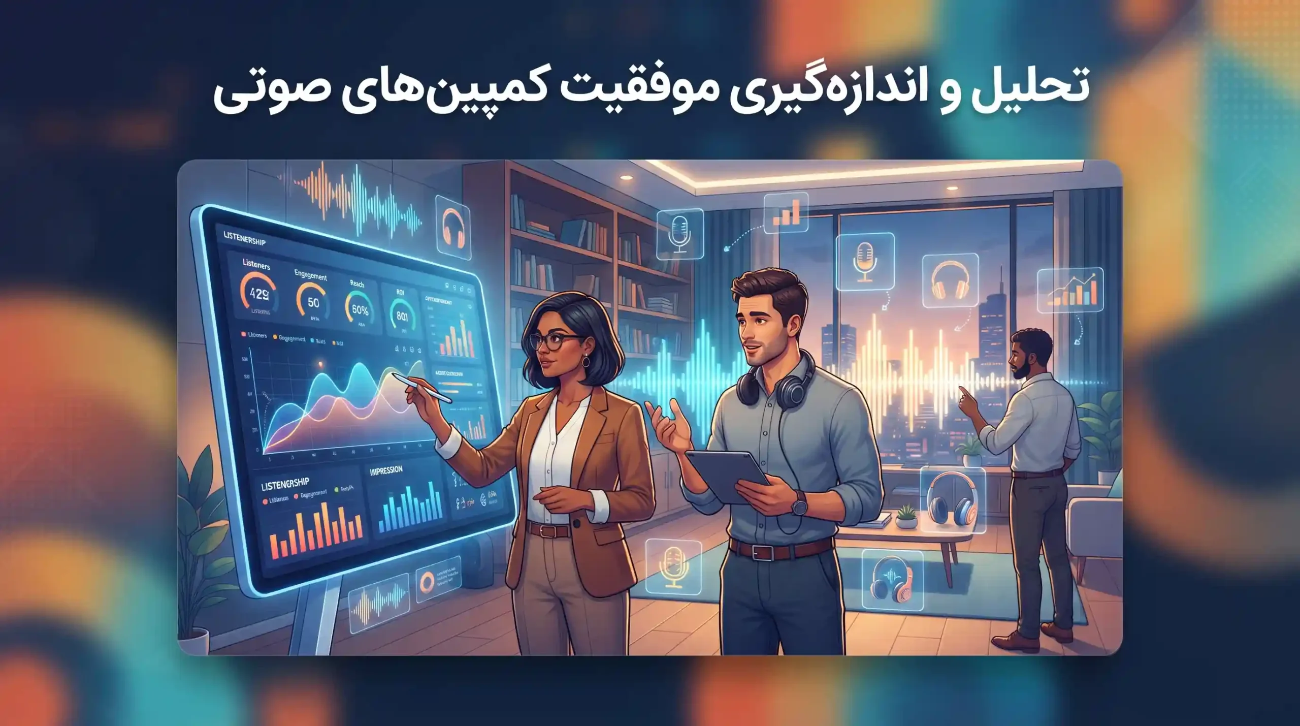 📈 تحلیل و اندازهگیری موفقیت کمپینهای صوتی