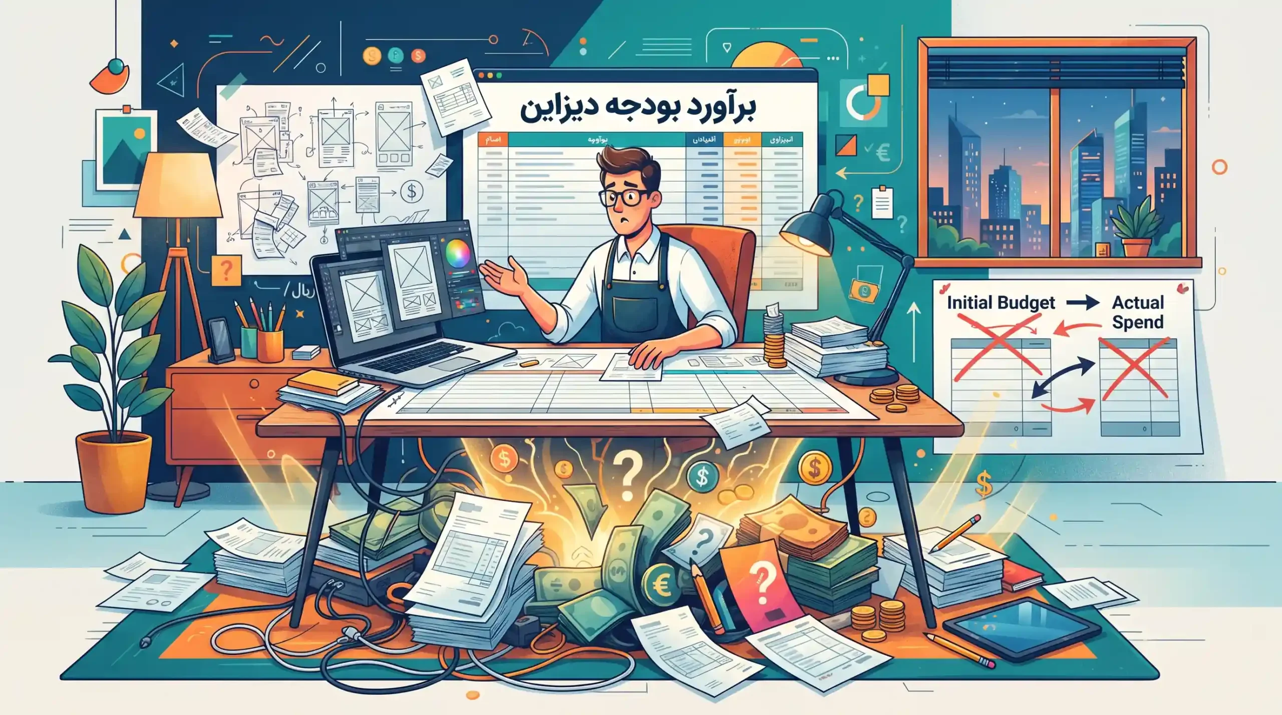 ⚠️ هزینههای پنهان و خطاهای رایج در برآورد بودجه دیزاین