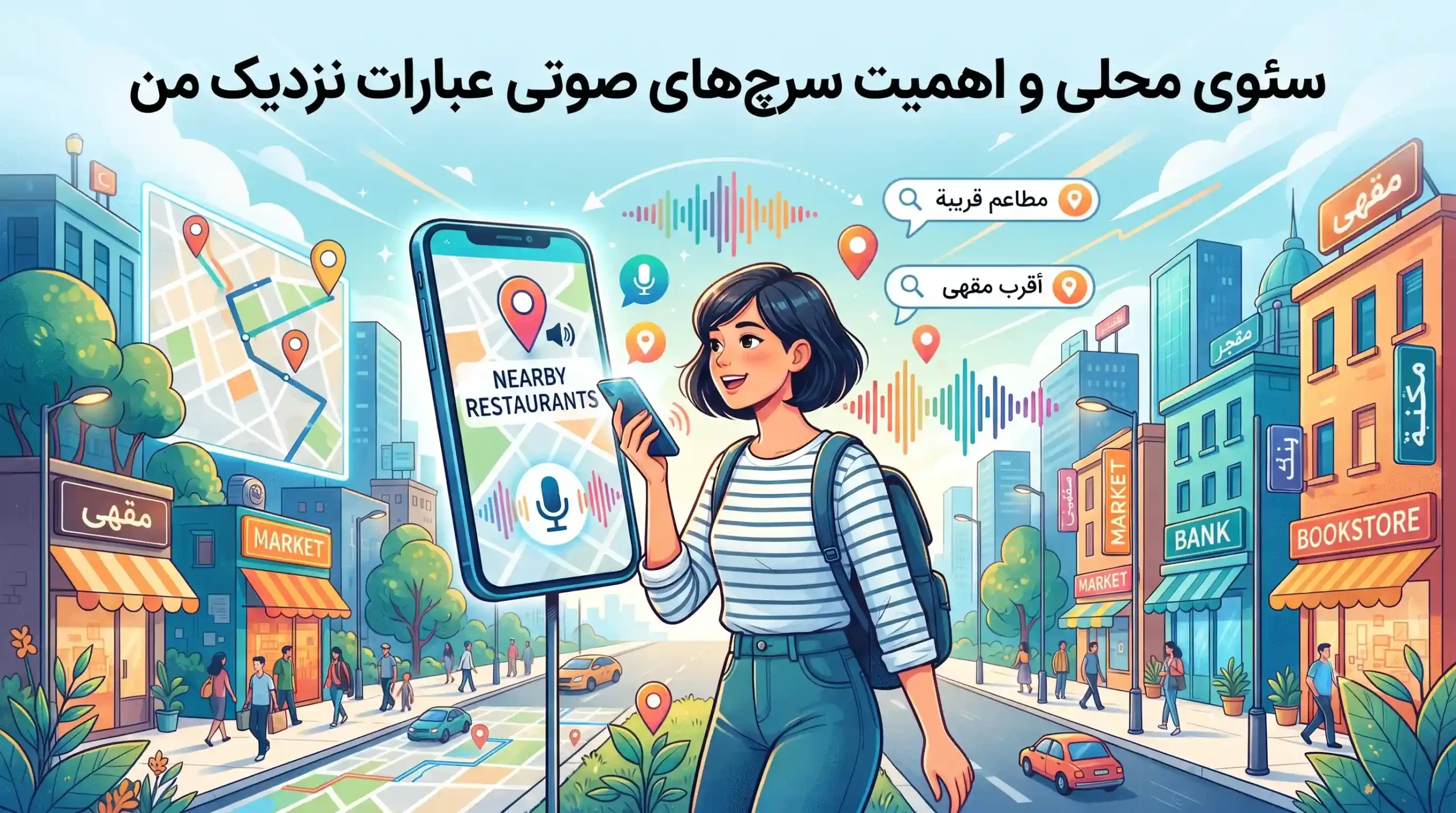 📍 سئوی محلی و اهمیت سرچهای صوتی عبارات نزدیک من