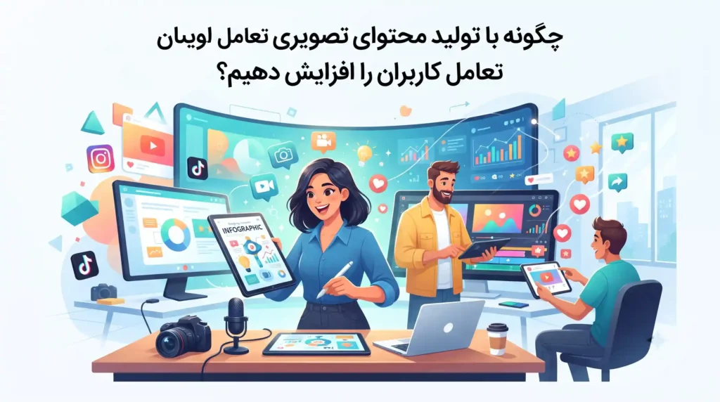 چگونه با تولید محتوای تصویری تعامل کاربران را افزایش دهیم؟