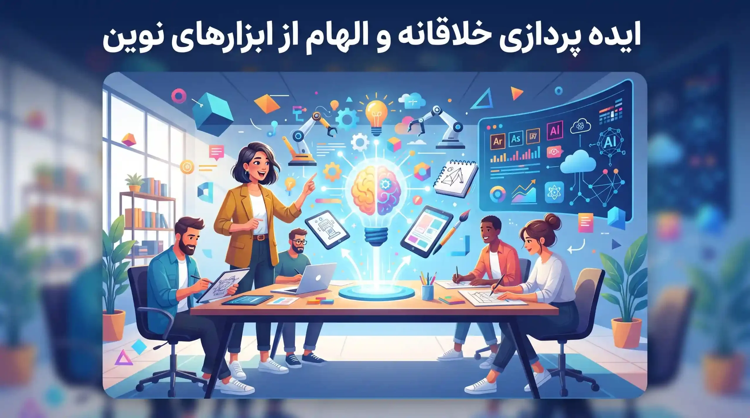 💡 ایده پردازی خلاقانه و الهام از ابزارهای نوین