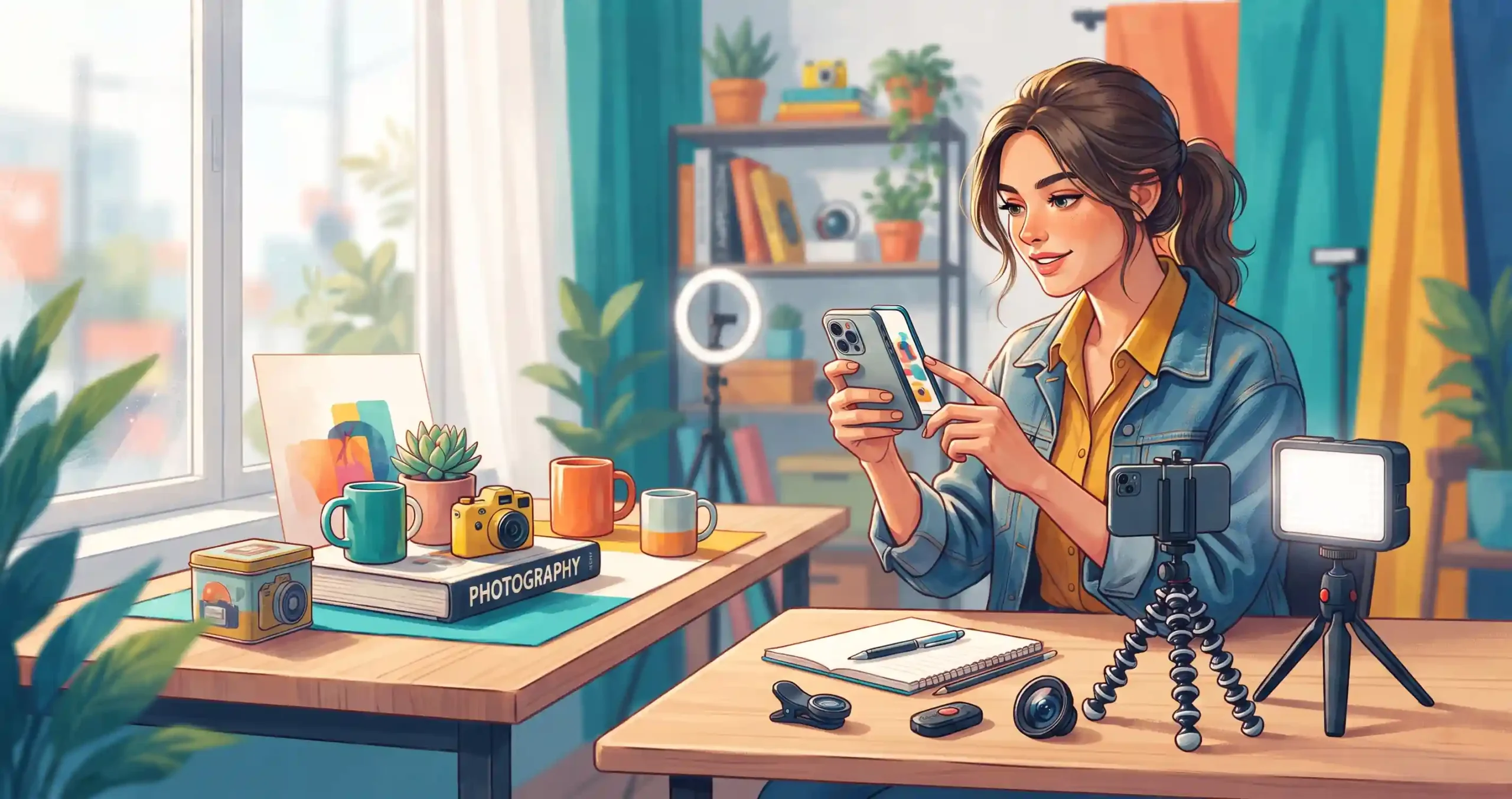 📱 عکاسی حرفهای با موبایل و تجهیزات ارزان قیمت