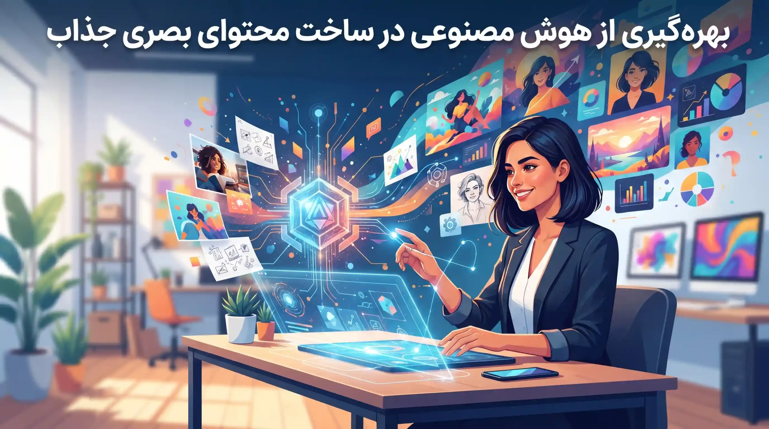 🤖 بهرهگیری از هوش مصنوعی در ساخت محتوای بصری جذاب