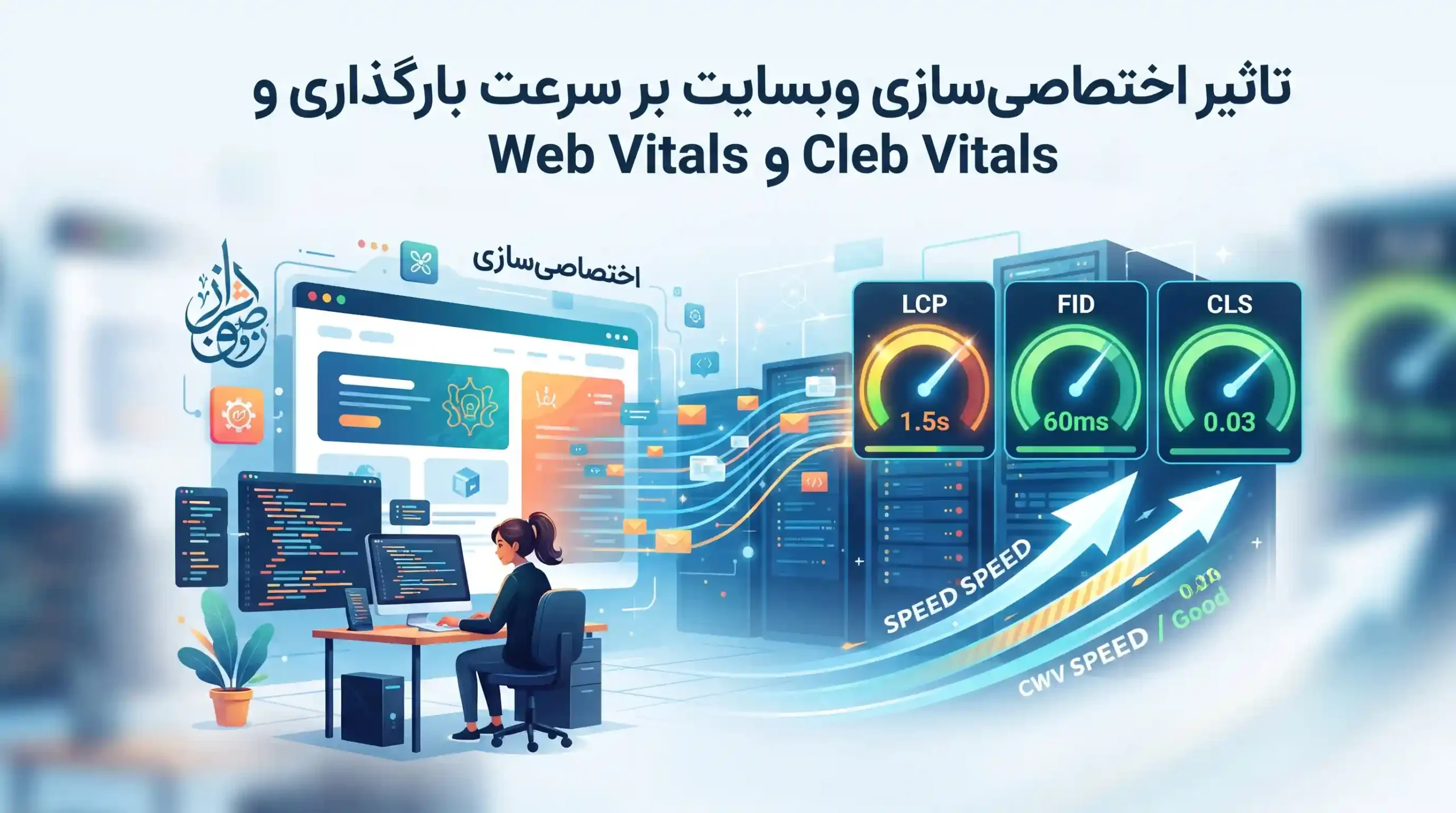 ⚡ تاثیر اختصاصیسازی وبسایت بر سرعت بارگذاری و Core Web Vitals